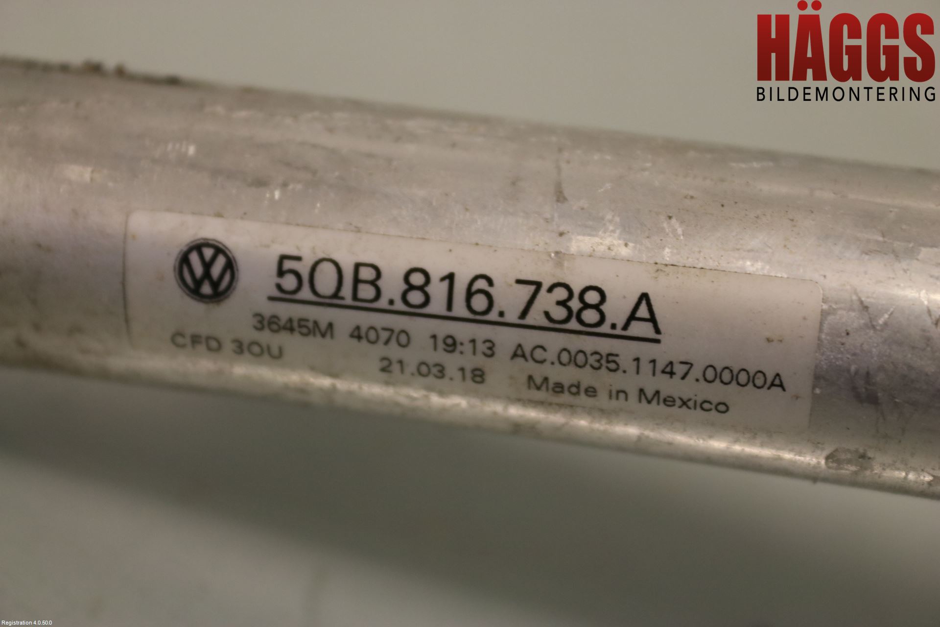 Volkswagen VW TIGUAN ALLSPACE 18- Ac Slang-Rör