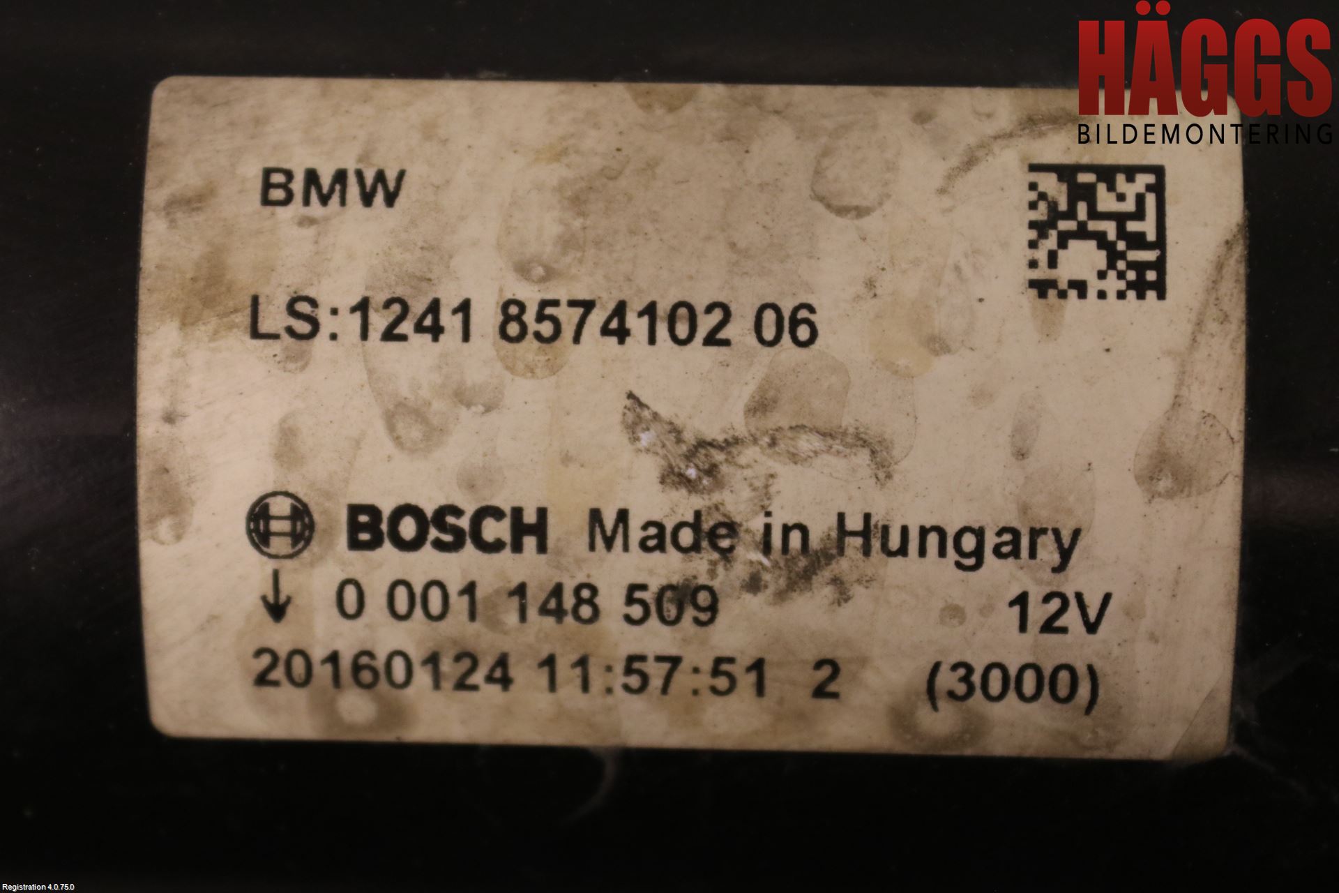 BMW 5 F10/F11/F18 09-17 Startmotor Diesel