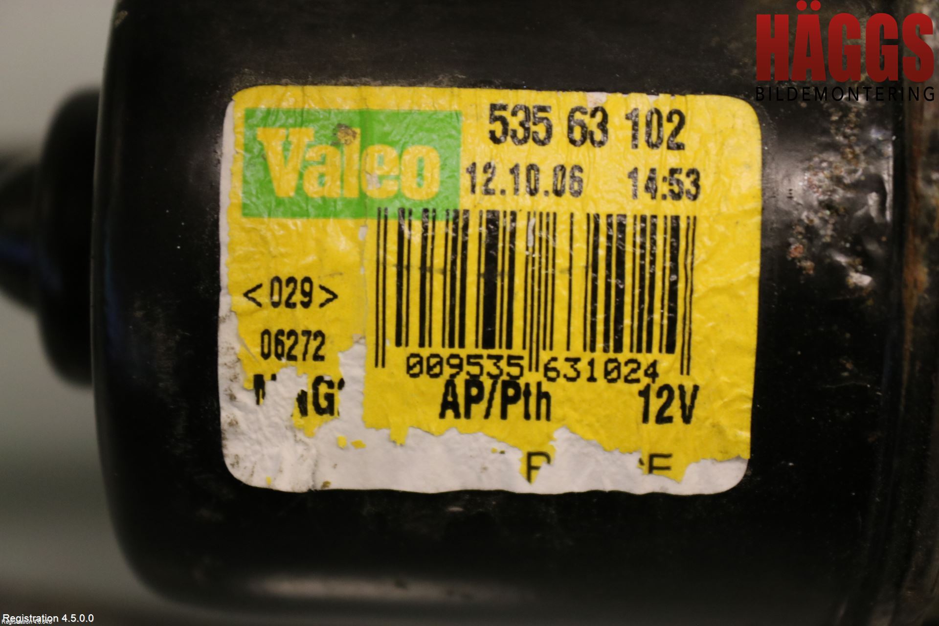 Nissan KUBISTAR Torkarmotor Vindruta