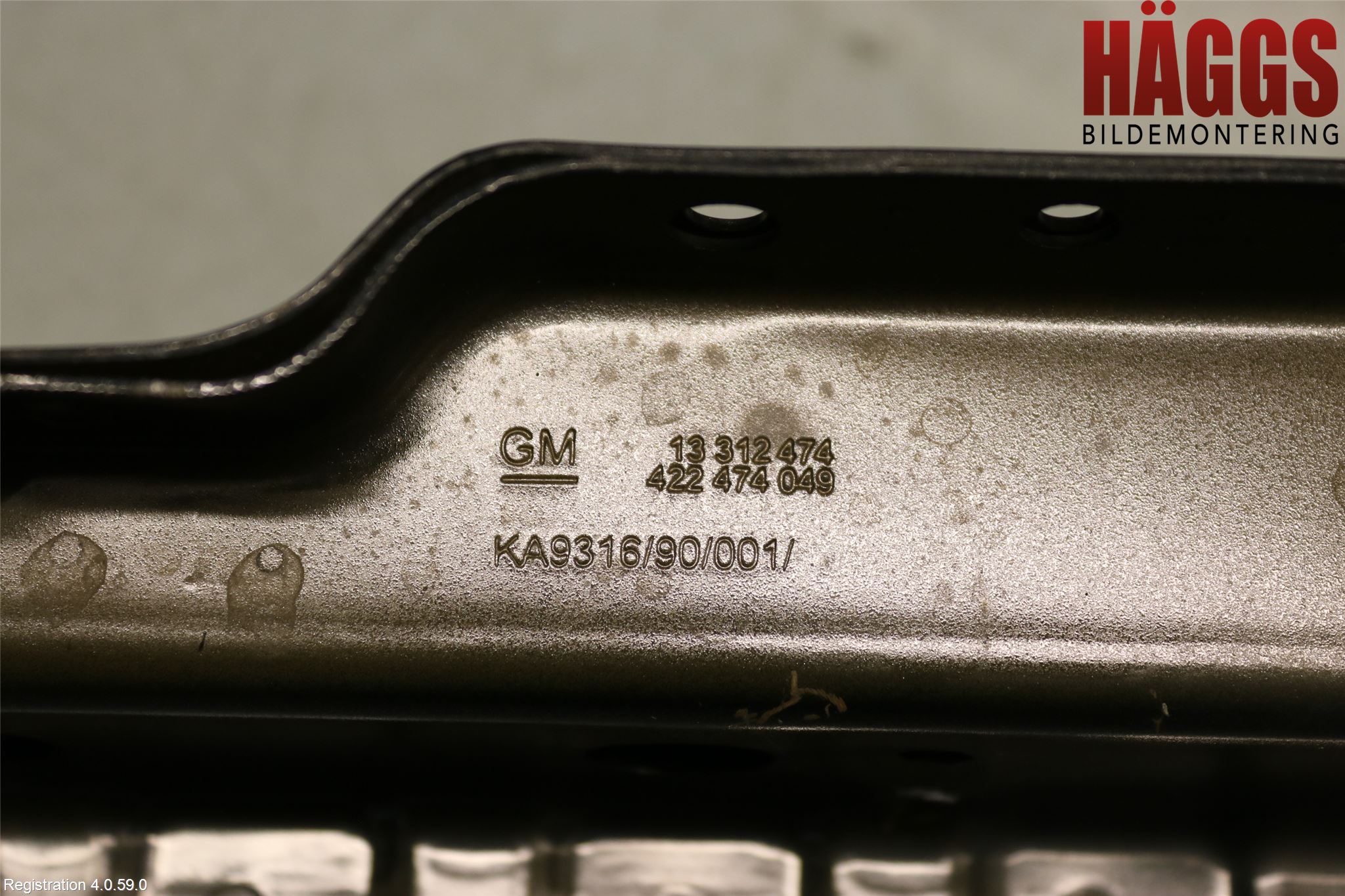 Opel ASTRA J 10-15 Front Huvlåsplåt-Balk