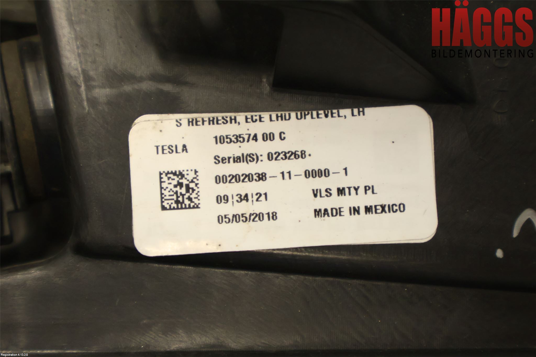 Tesla MODEL S 13- Strålkastare Vänster