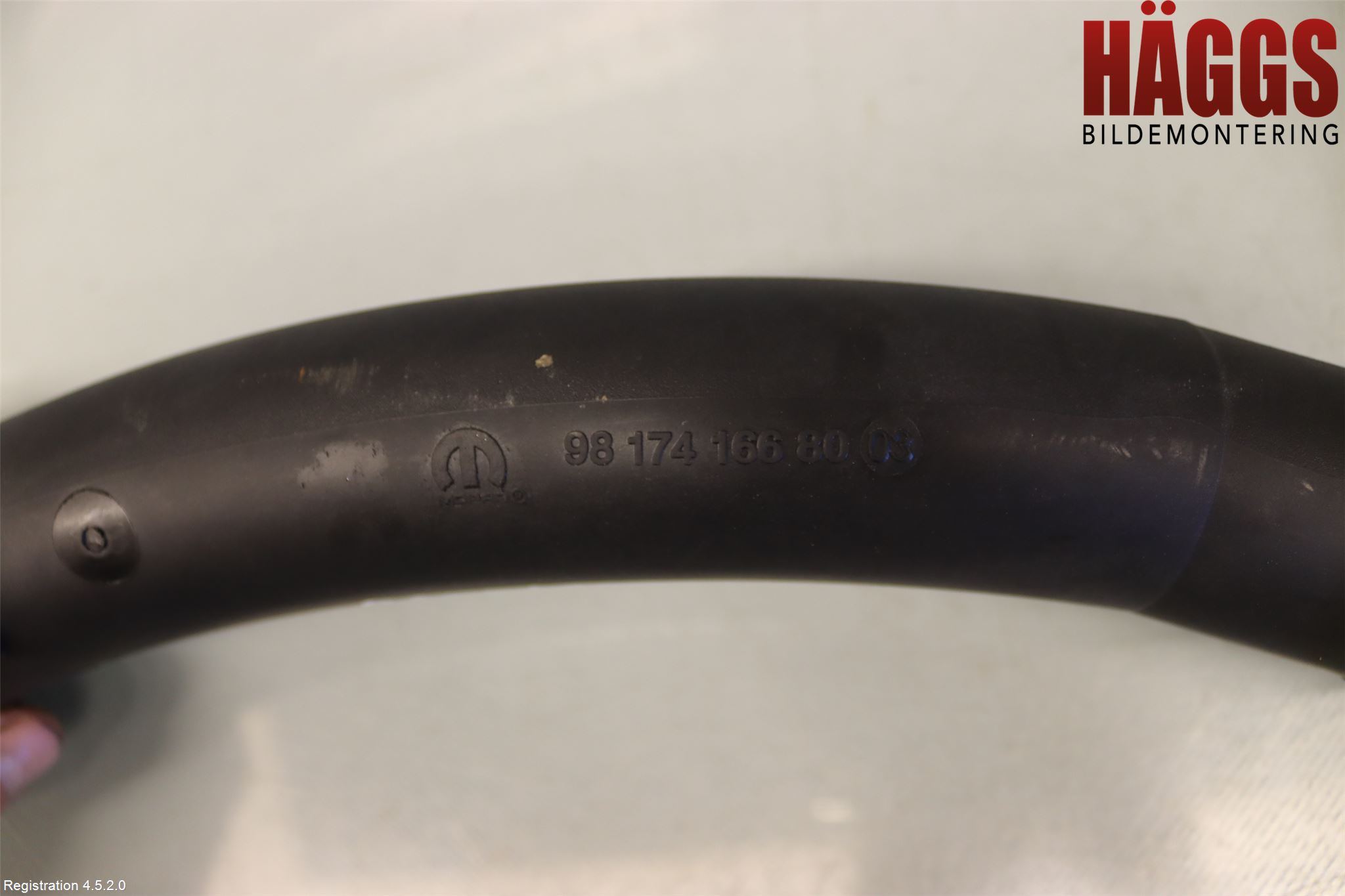 Peugeot 408 22- Laddluft-Intercoolerrör