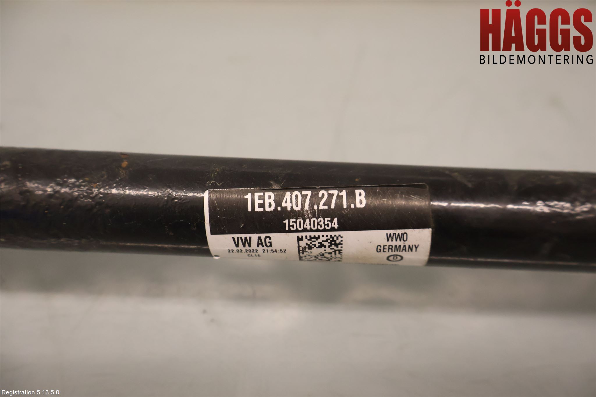 Volkswagen VW ID.5 22- Drivaxel Fram Vänster