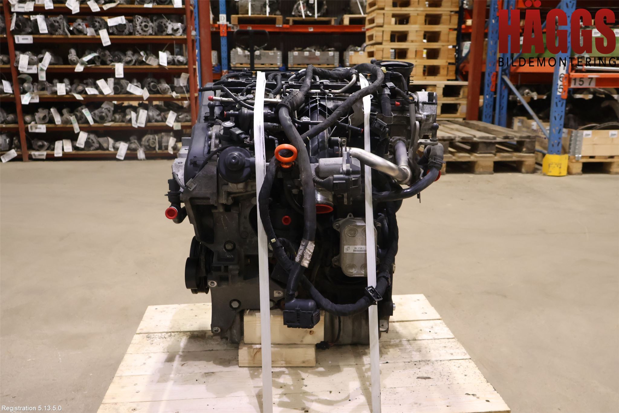 Volkswagen VW GOLF VI 09-13 Motor Diesel