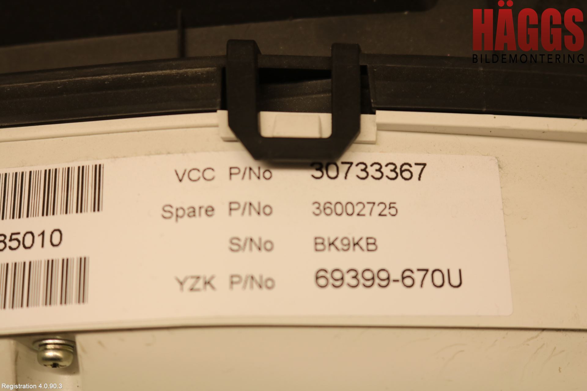 Volvo V70 08-13 Instrument Komb