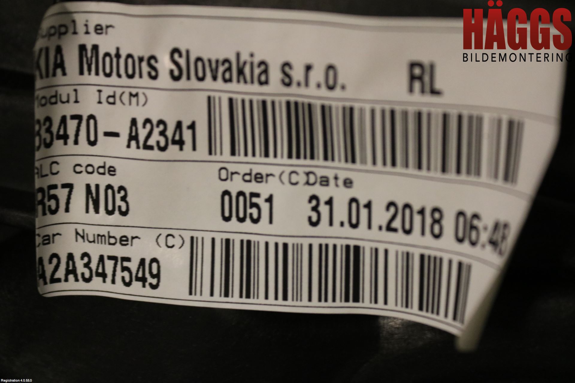 Kia CEED 12-18 Fönsterhissmekanism