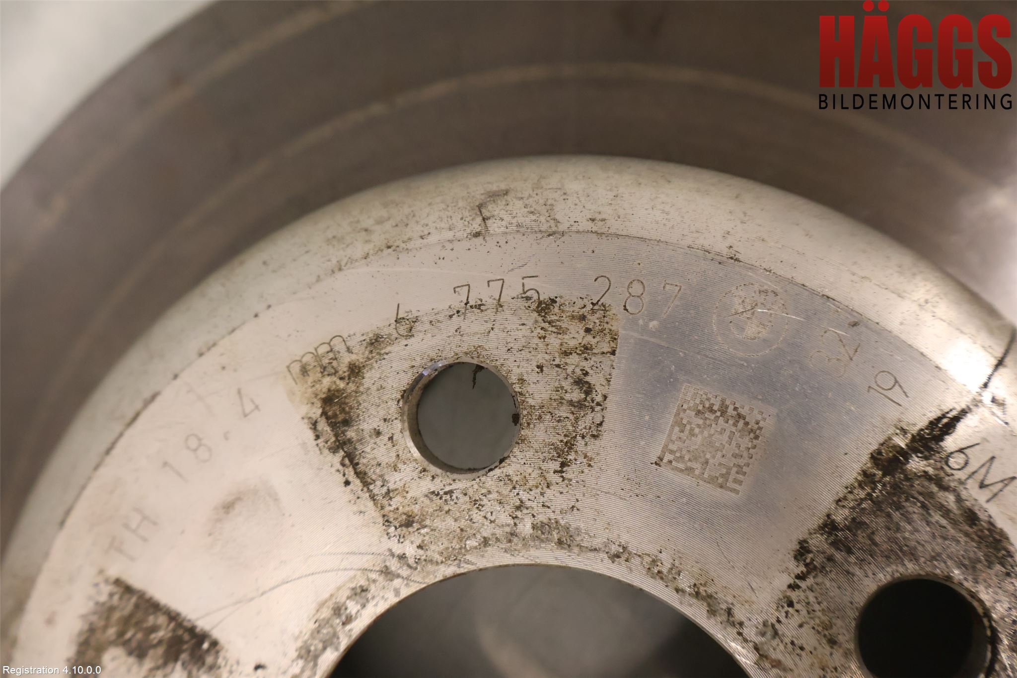 BMW 5 F10/F11/F18 09-17 Bromsskiva Bak