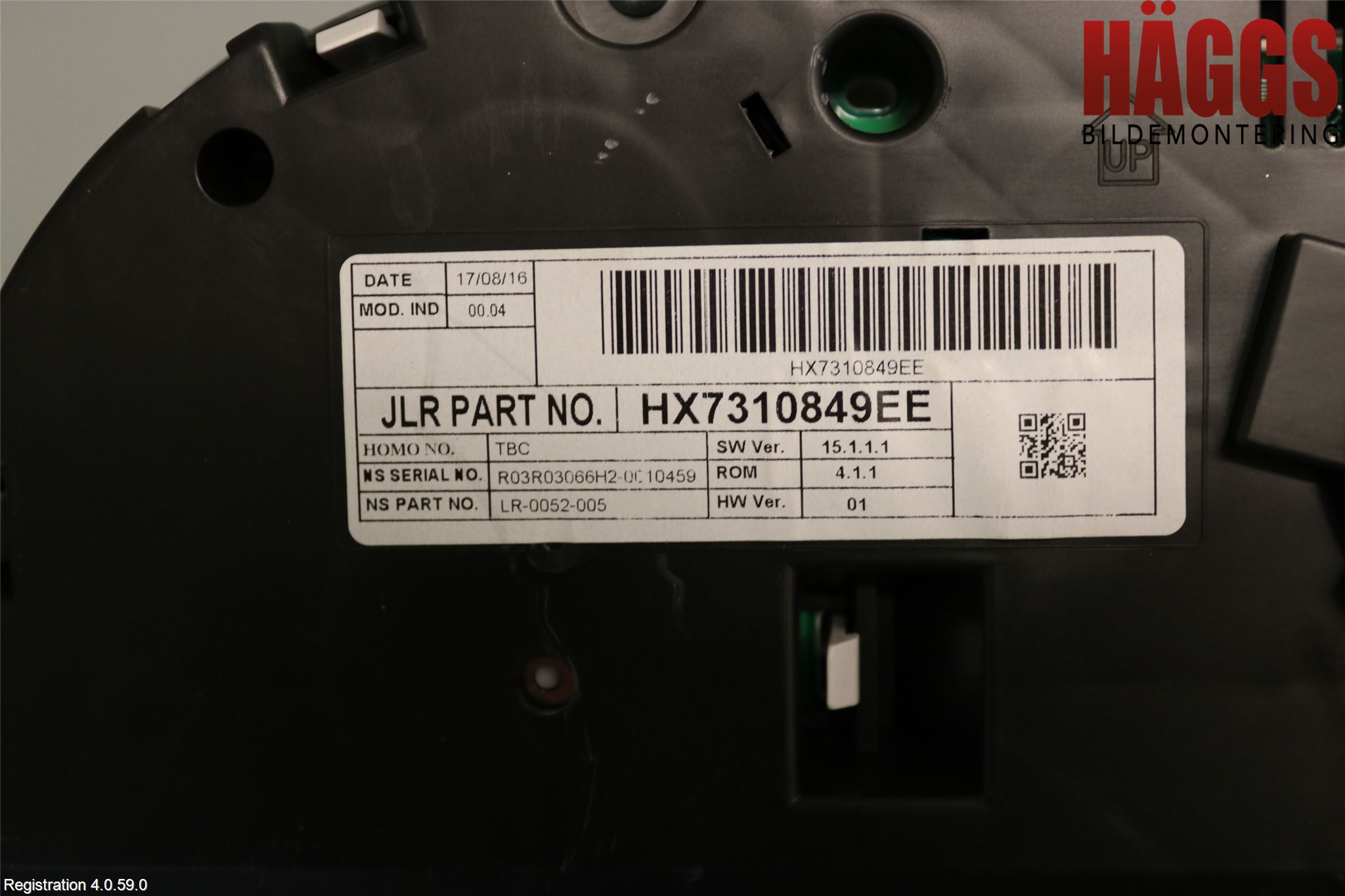 Jaguar XE (X760) 15-24 Instrument Komb