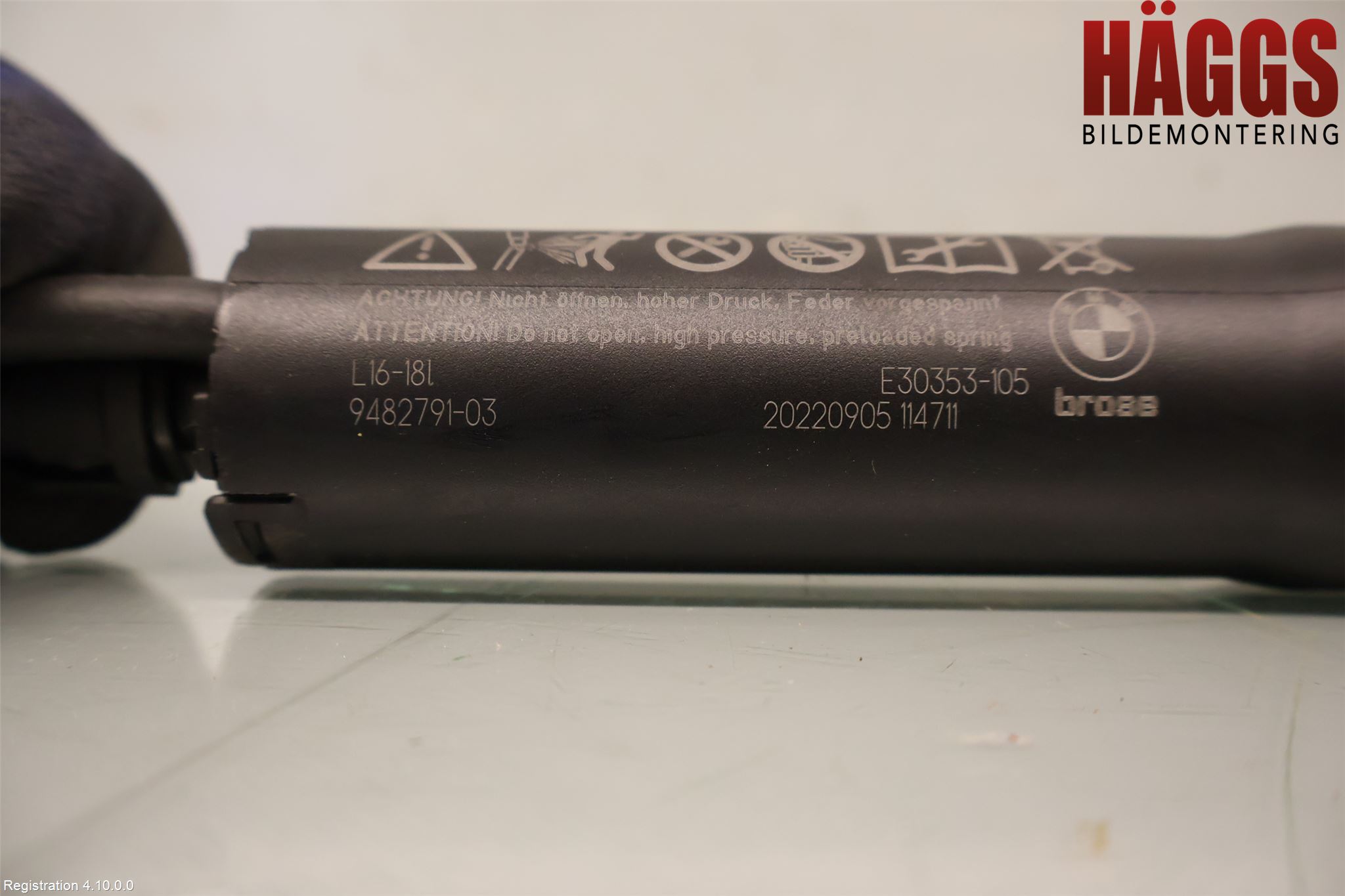 BMW 5 G30/G31/F90 17-23 Bakluckeöppnare Automatisk