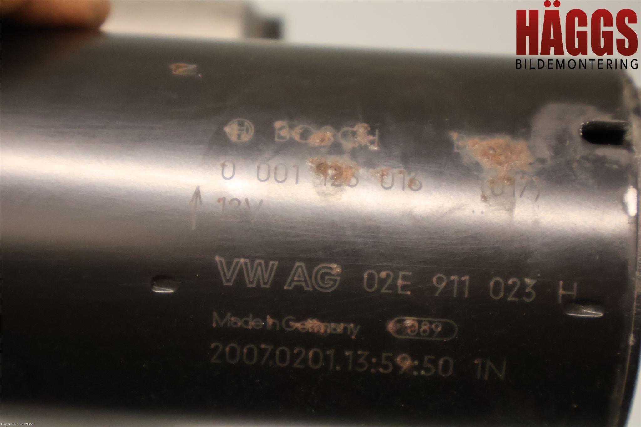 Volkswagen VW CADDY      04-10 Startmotor Diesel