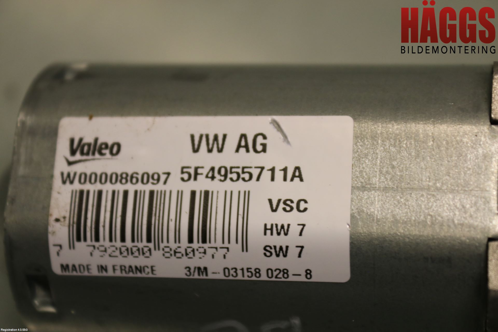 Skoda KODIAQ 17-24 Torkarmotor Baklucka