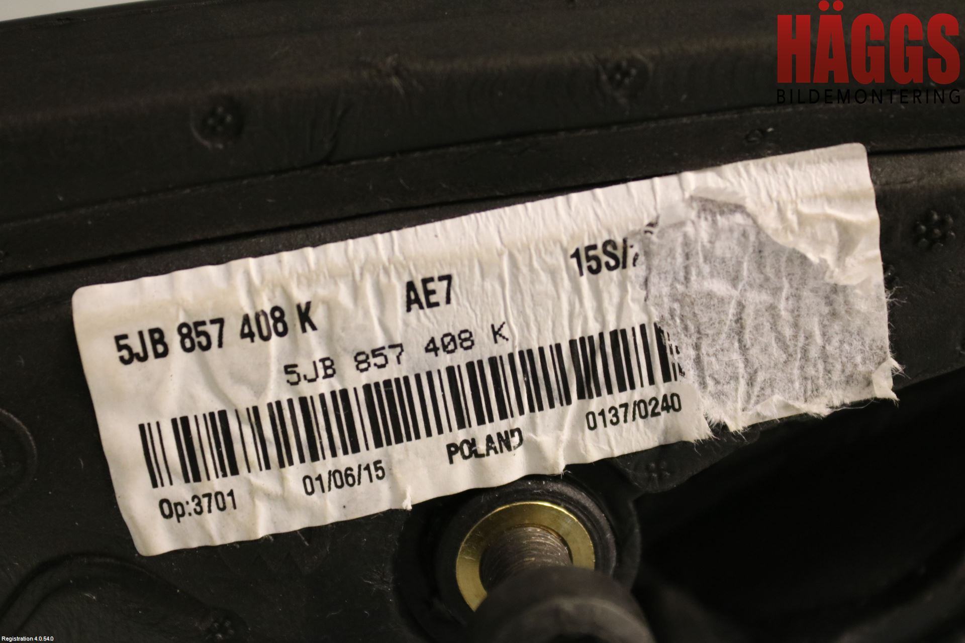 Skoda RAPID Spegel Yttre El Hö