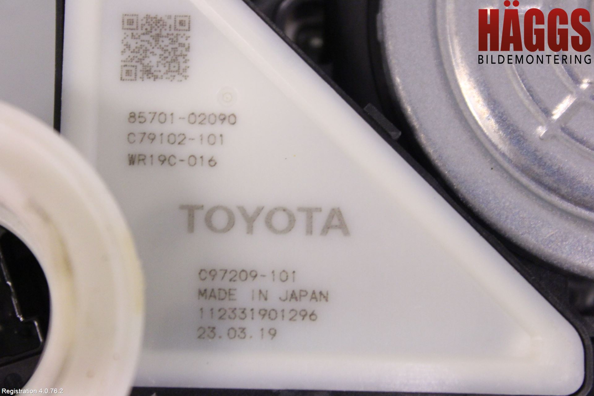 Toyota COROLLA 19- Fönsterhiss El Kompl