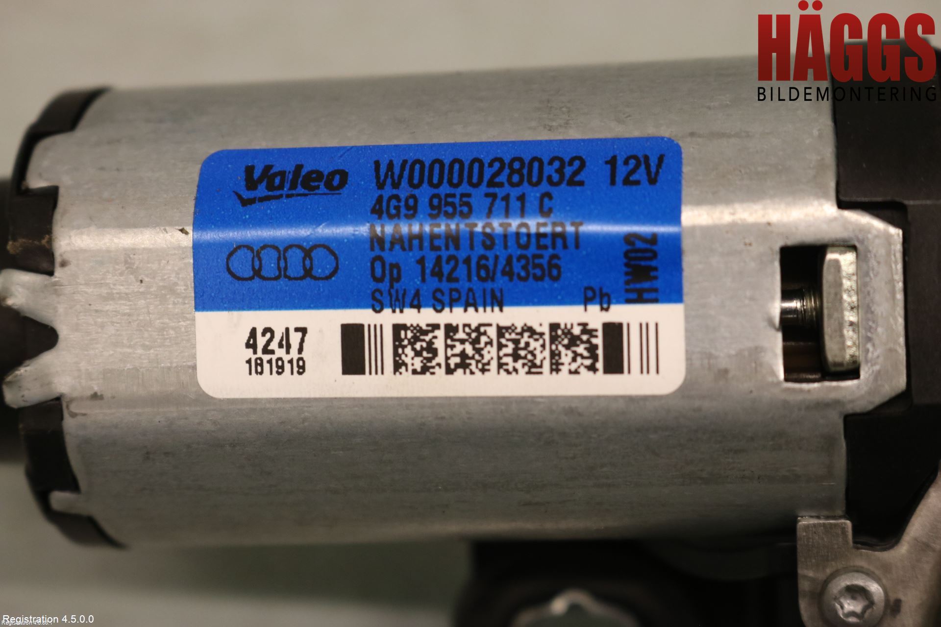 Audi Q3 8U 12-18 Torkarmotor Baklucka