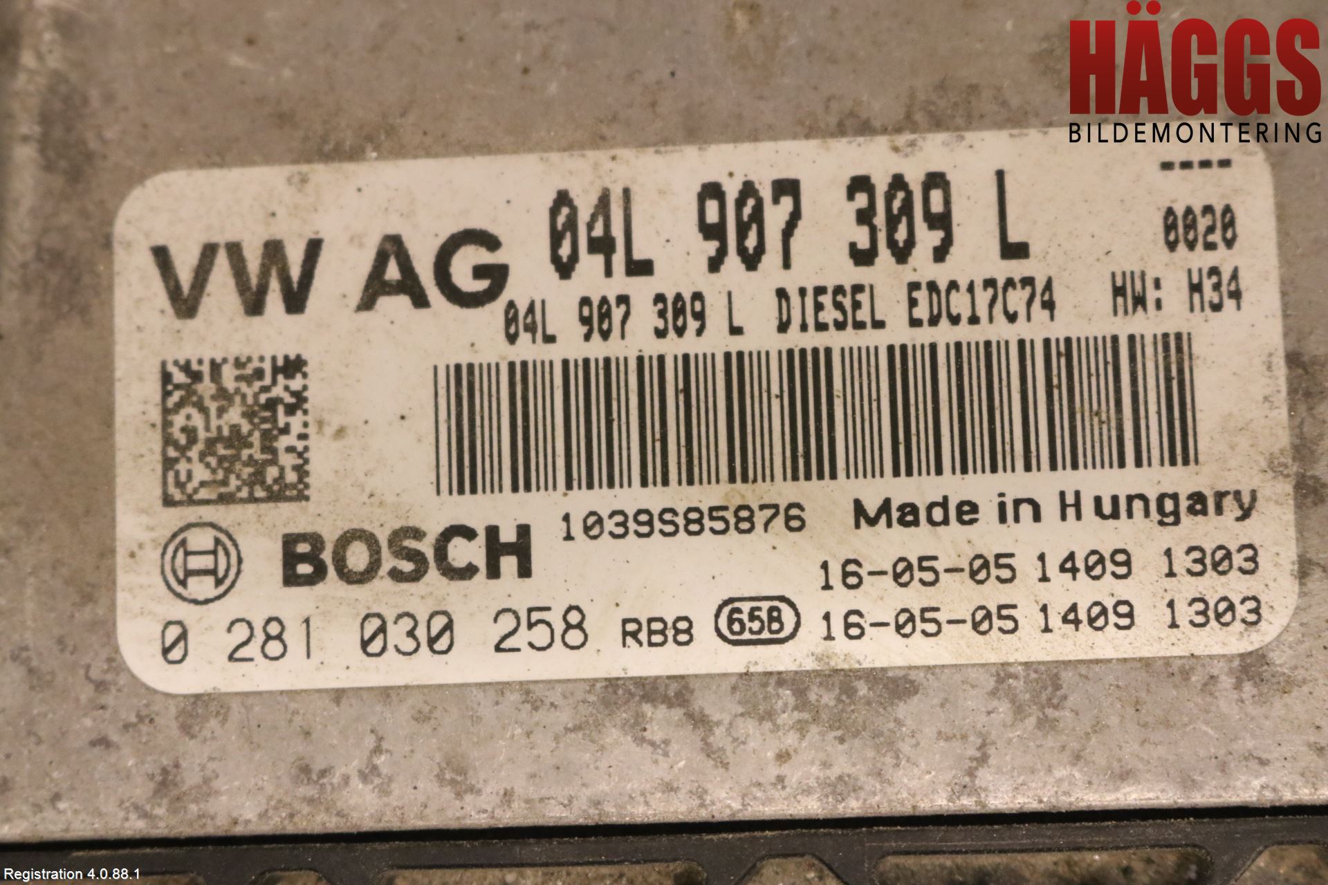 Audi A4/S4 B9 16-19 Styrenhet Inspump Diesel