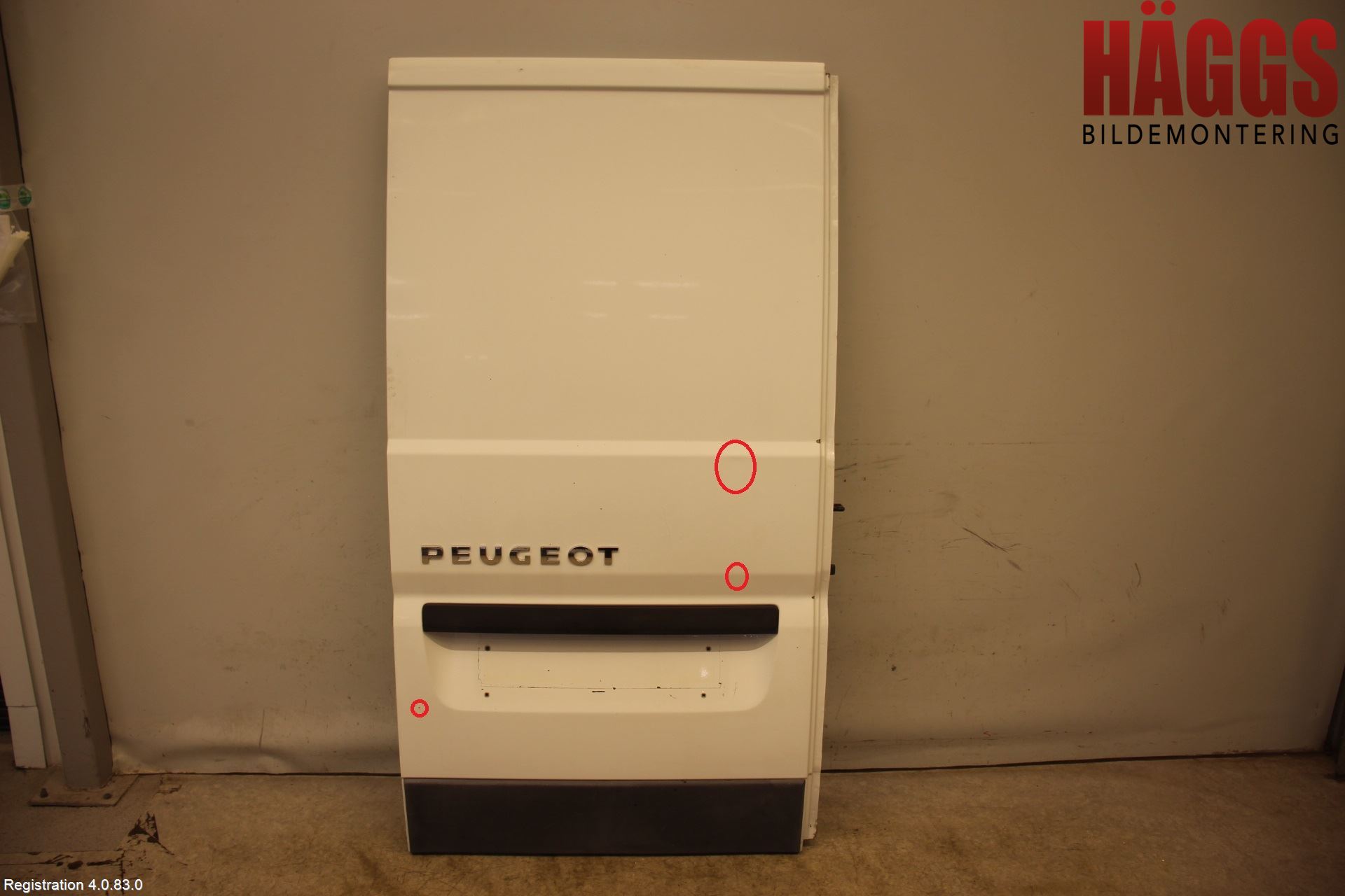 Peugeot BOXER 07-14 Dörr Bak Van-Skåp Vänster