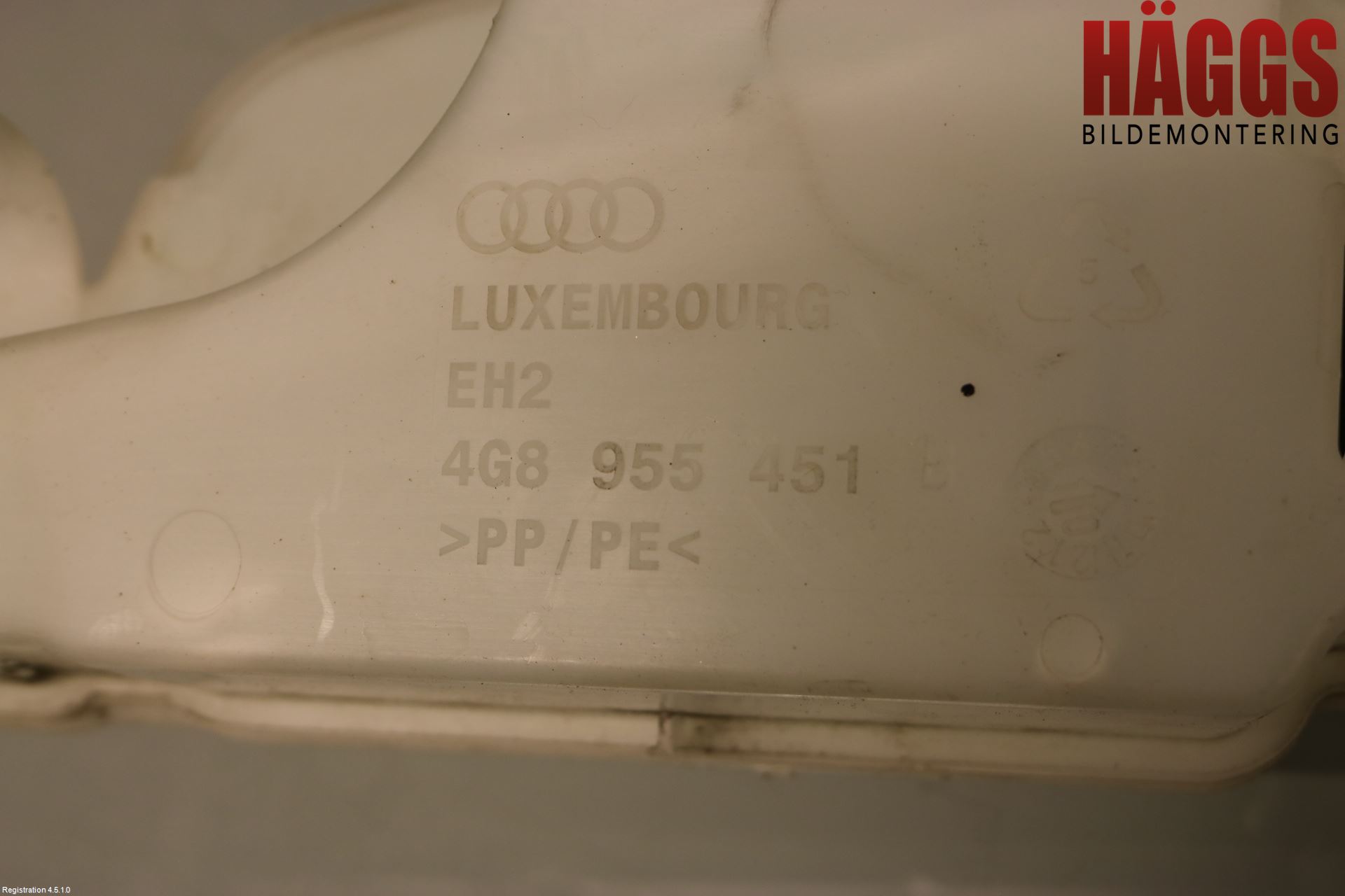 Audi A7/S7 4G 11-17 Spolartank Vindruta-Strål