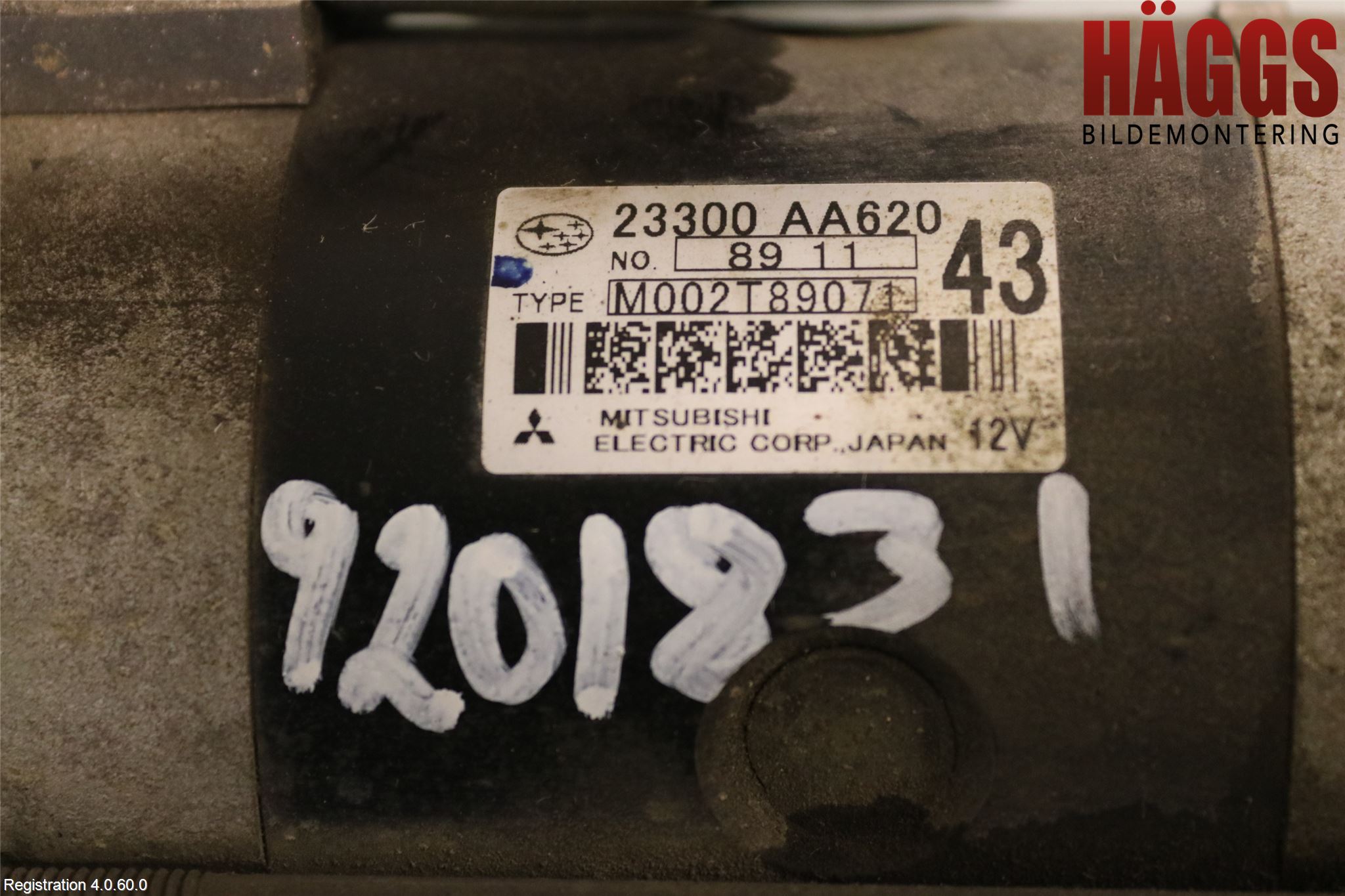 Subaru FORESTER SH  08-13 Startmotor Diesel