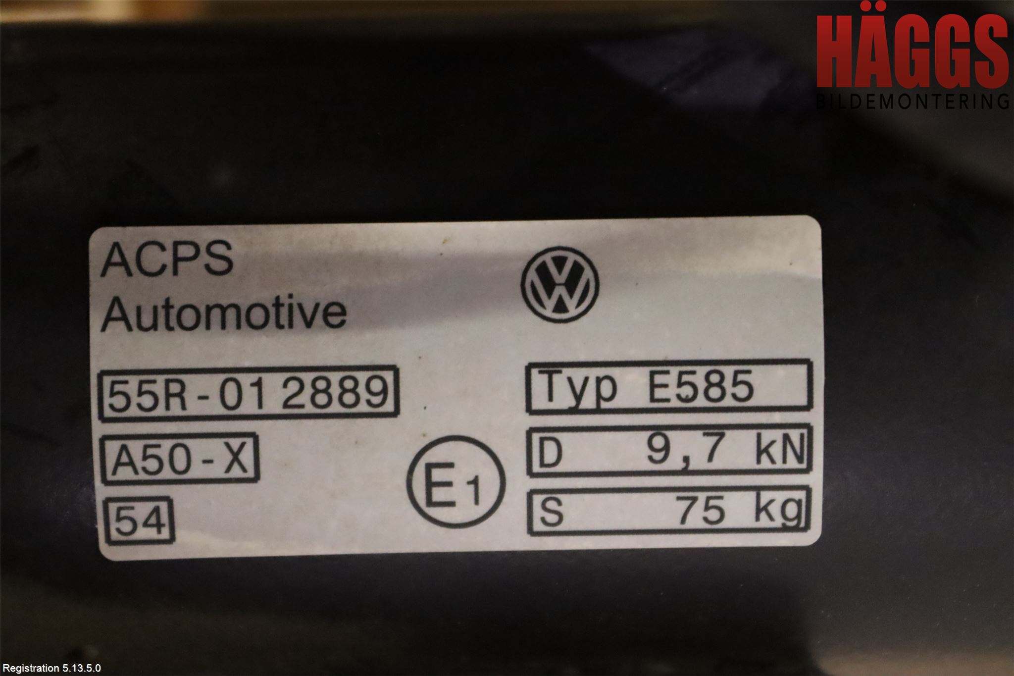 Volkswagen VW ID.5 22- Dragkrok