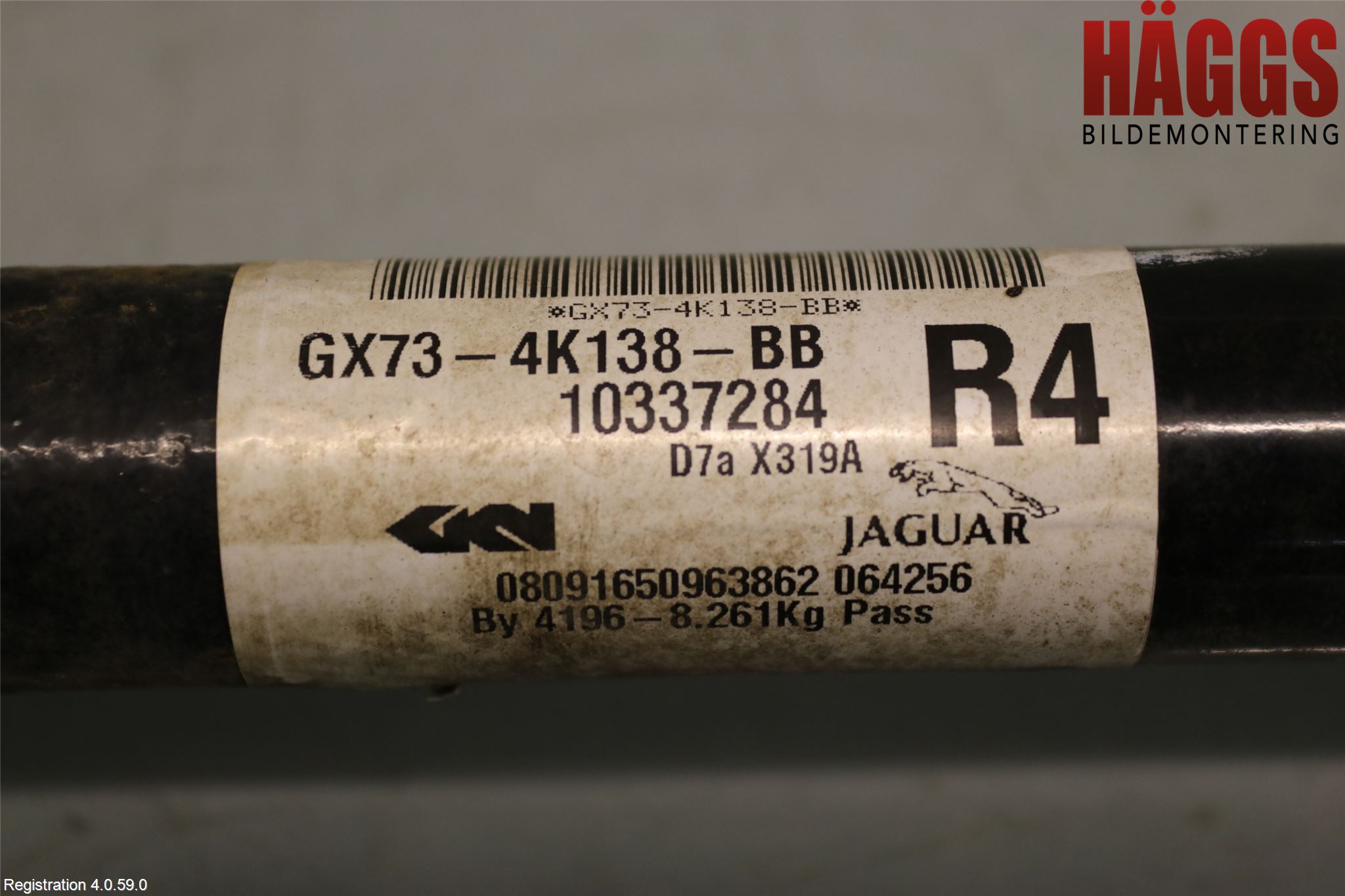 Jaguar XE (X760) 15-24 Drivaxel Bak Höger