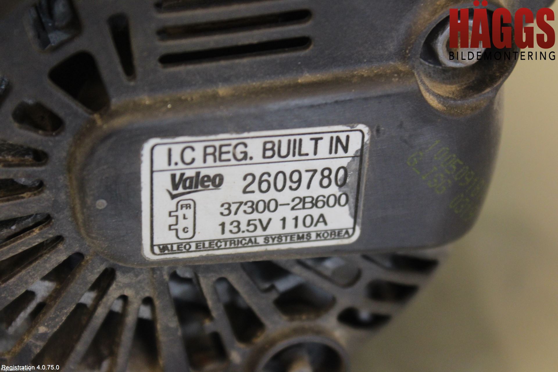 Kia VENGA 10-19 Generator