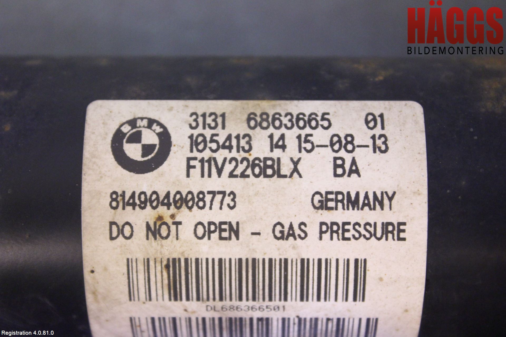 BMW 5 F10/F11/F18 09-17 Fjäderben Fram Vänster