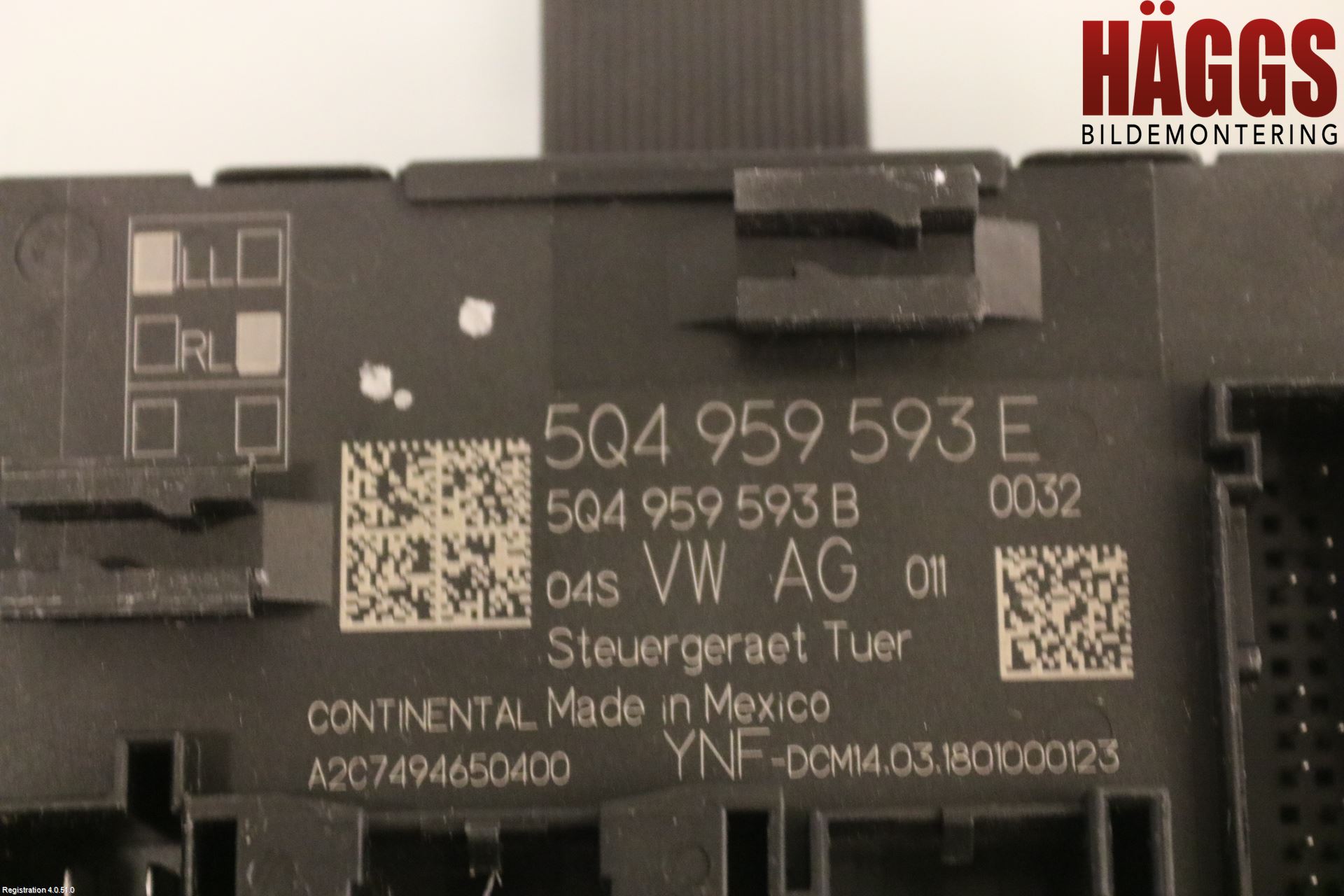 Volkswagen VW TIGUAN ALLSPACE 18- Styrenhet Dörr