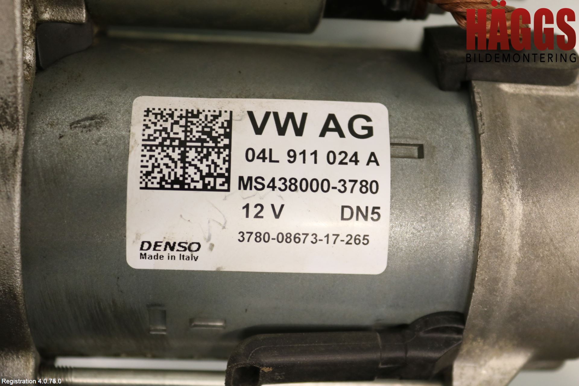 Audi A4/S4 B9 16-19 Startmotor Diesel