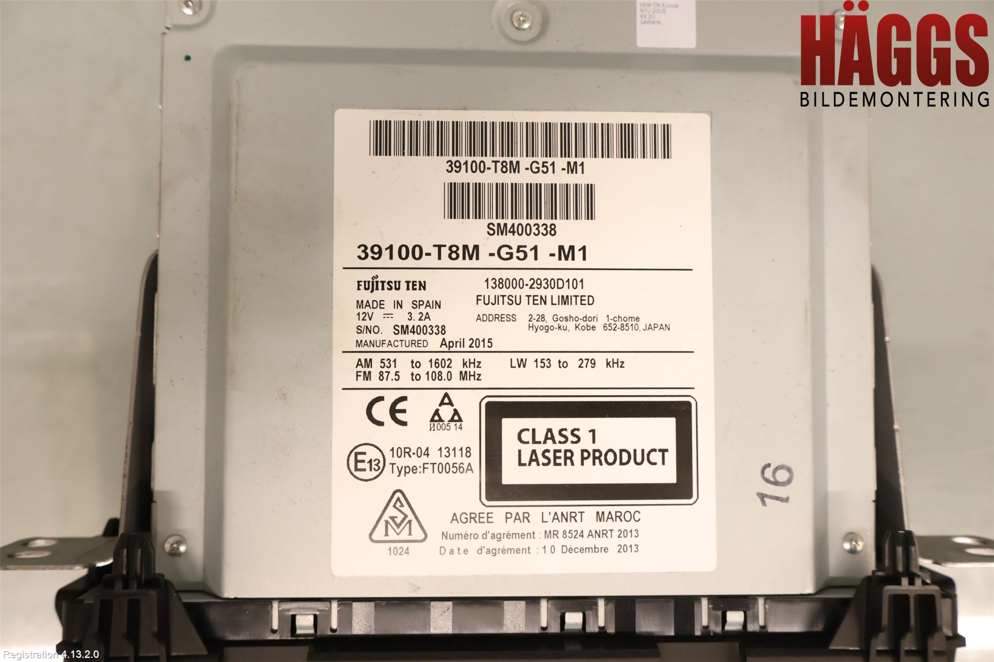 Honda HR-V 15-21 Cd Radio - Multimediapanel