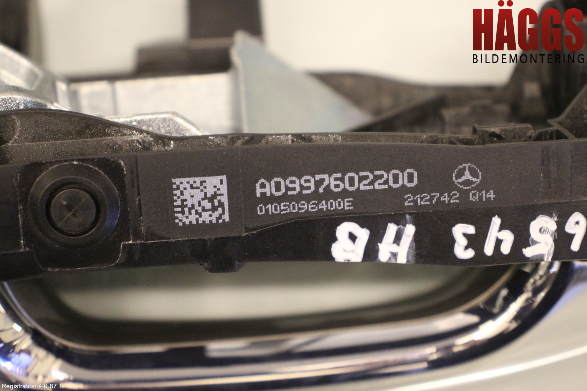 Mercedes-Benz MB E-KLASS (W213) 16-23 Dörrhandtag Yttre Hö