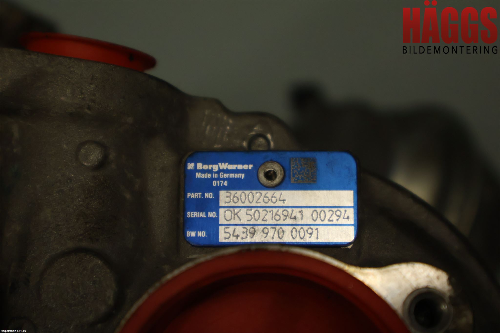 Volvo V60 11-13 Turboaggregat