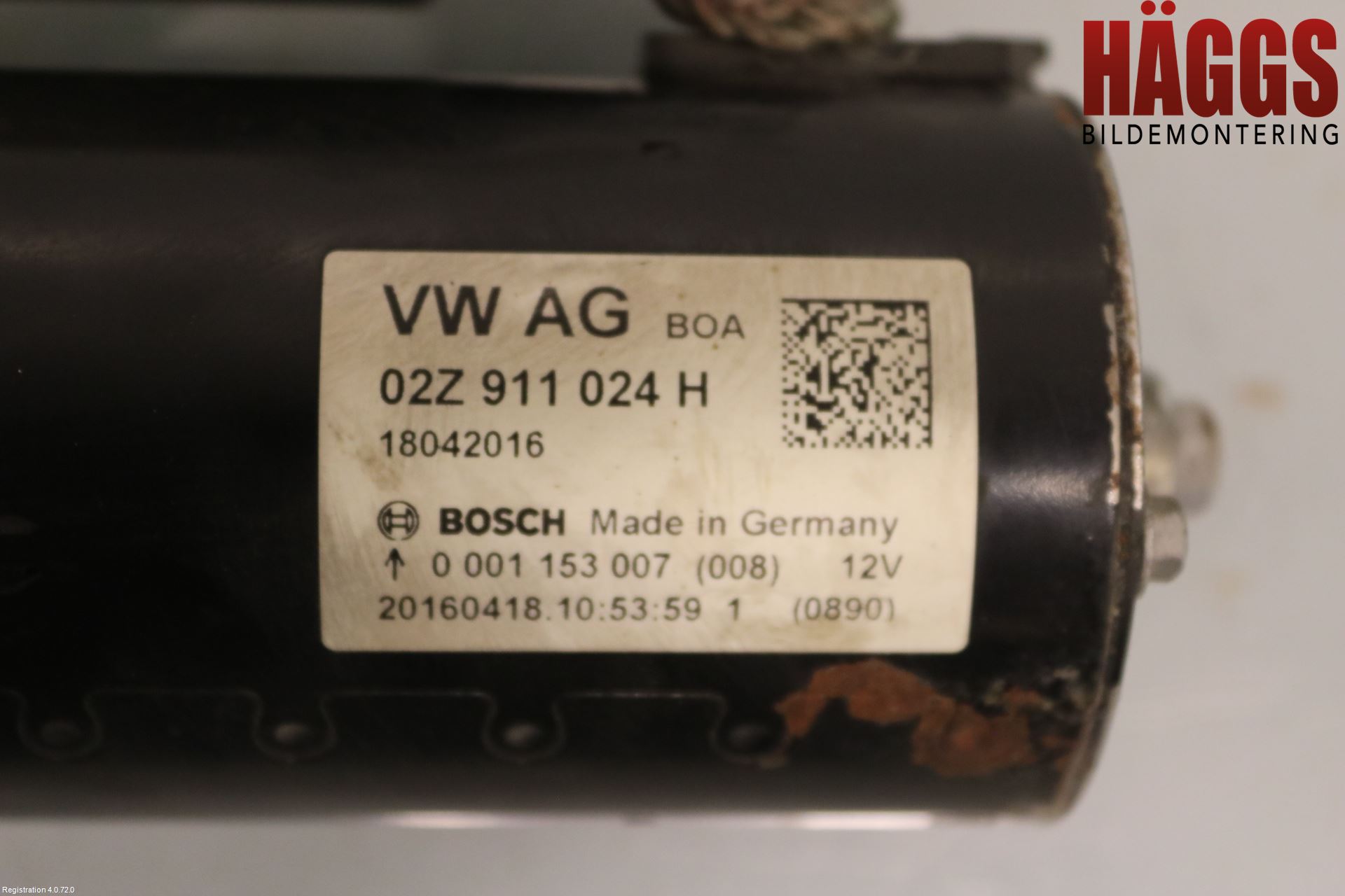 Volkswagen VW CADDY 16-20 Startmotor Diesel
