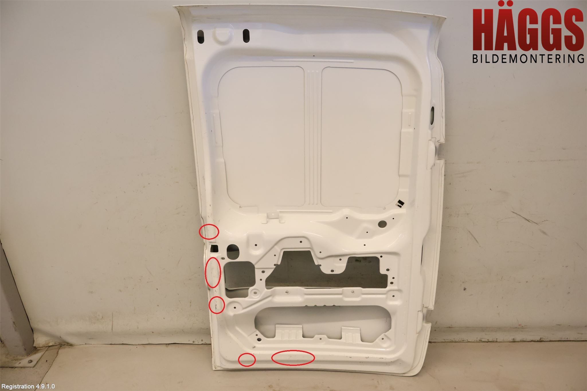 Opel COMBO D 12-18 Dörr Bak Van-Skåp Vänster