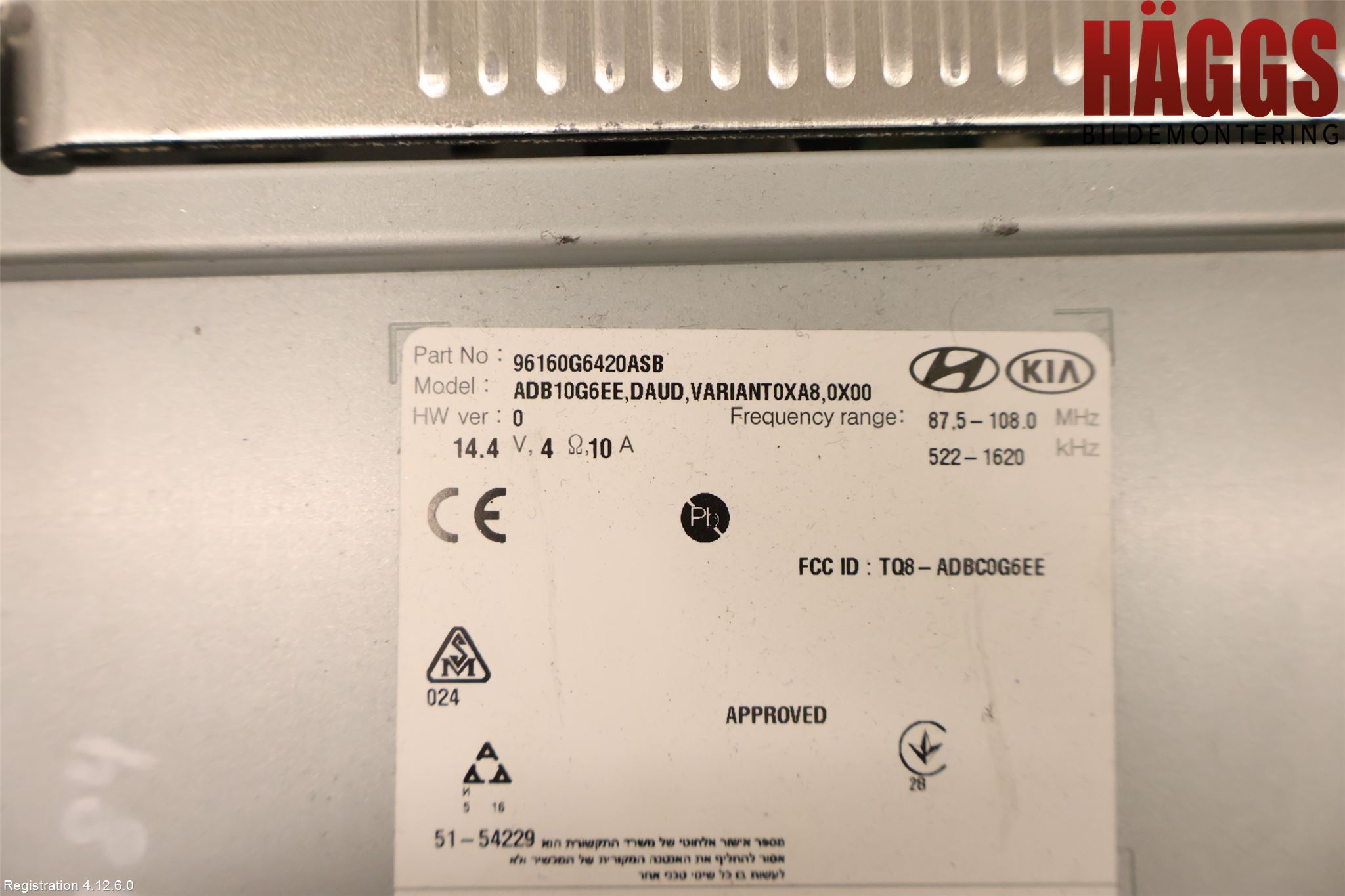 Kia PICANTO 17- Cd Radio - Multimediapanel