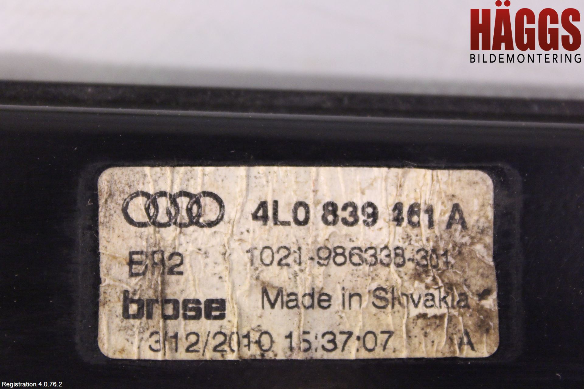 Audi Q7/SQ7 Fönsterhissmekanism