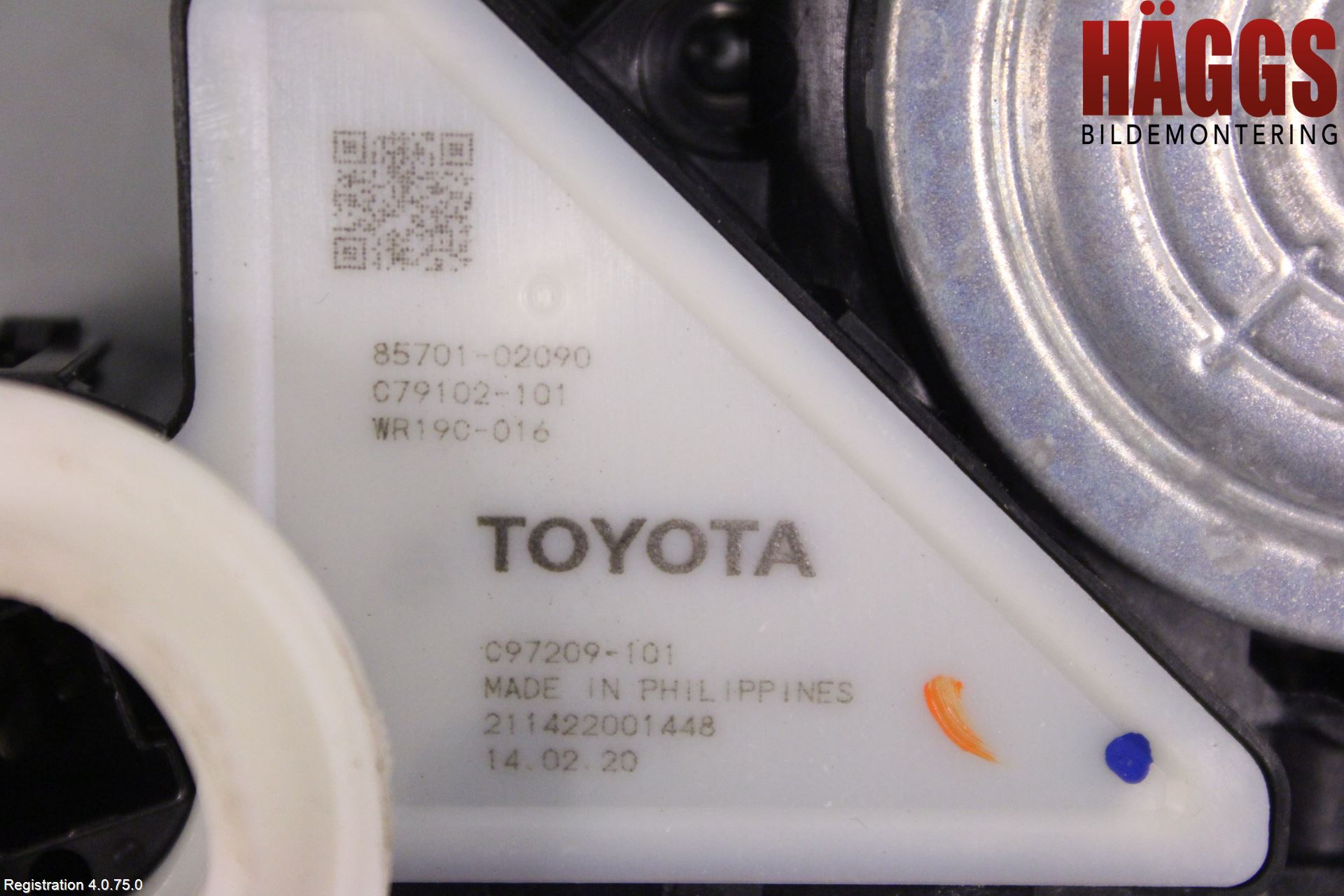 Toyota COROLLA 19- Fönsterhiss El Kompl