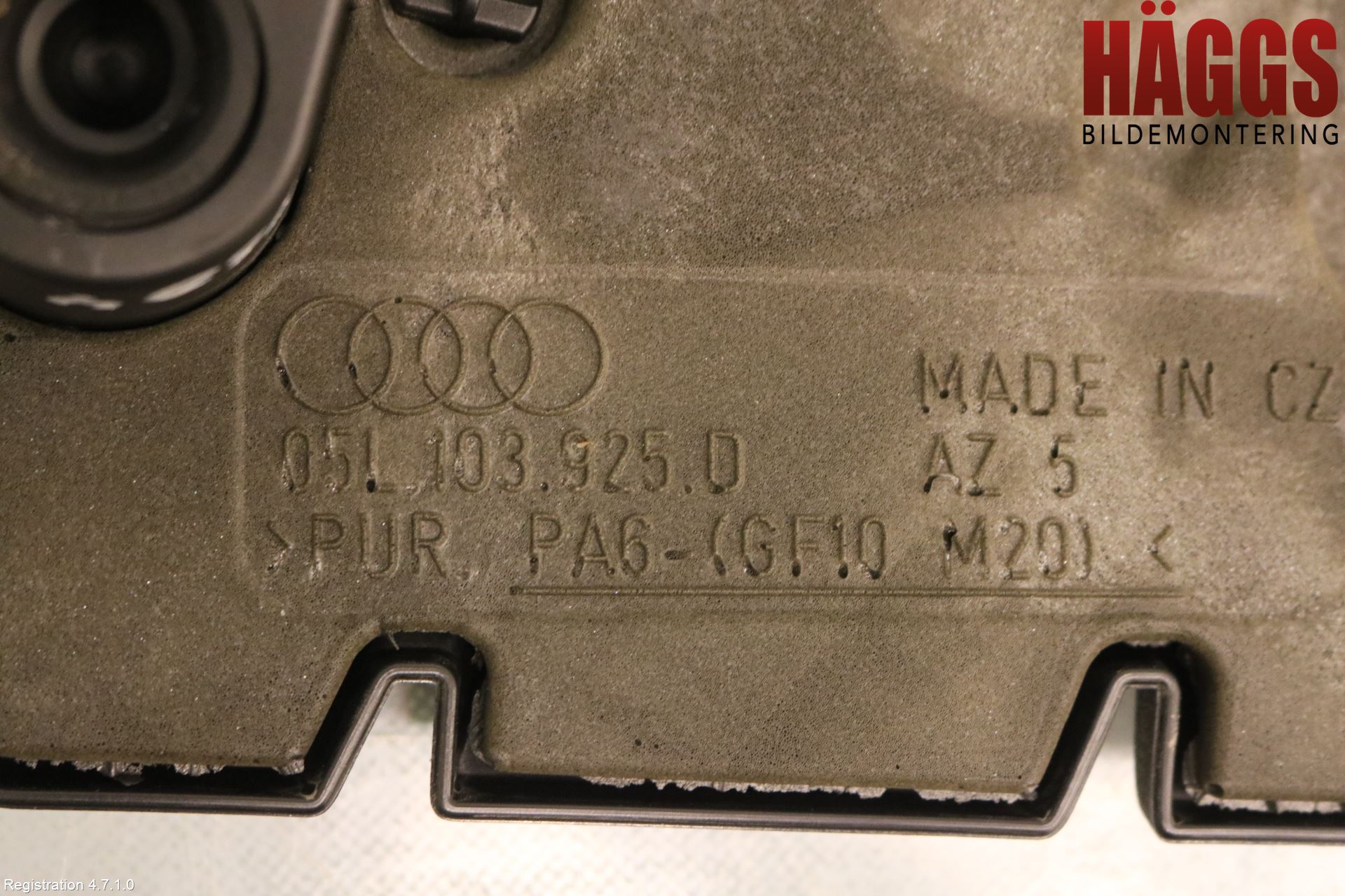 Audi A6/S6 E-TRON 24- Motorkåpa