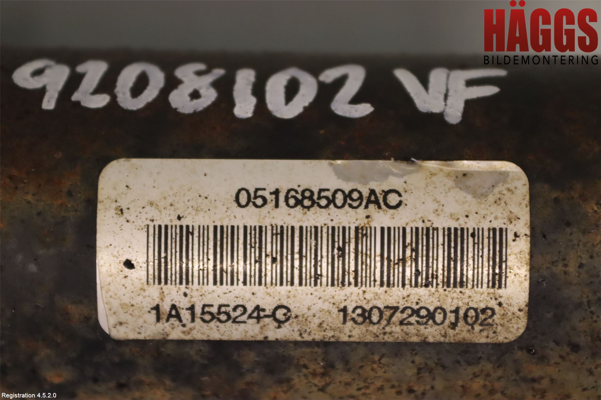 Dodge PICK UP RAM 81- Fjäderben Fram Vänster