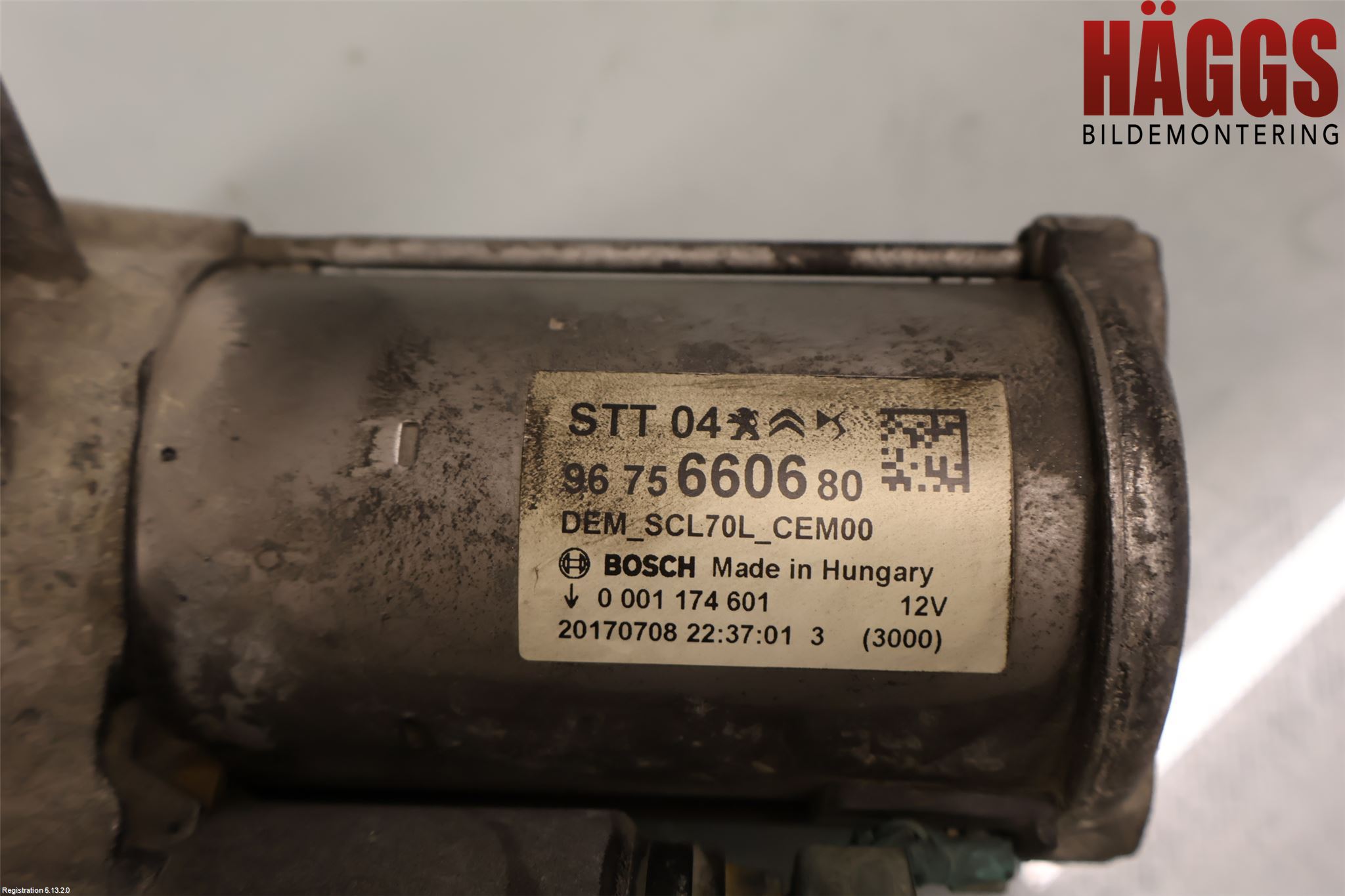 Citroen BERLINGO 08-18 Startmotor Diesel