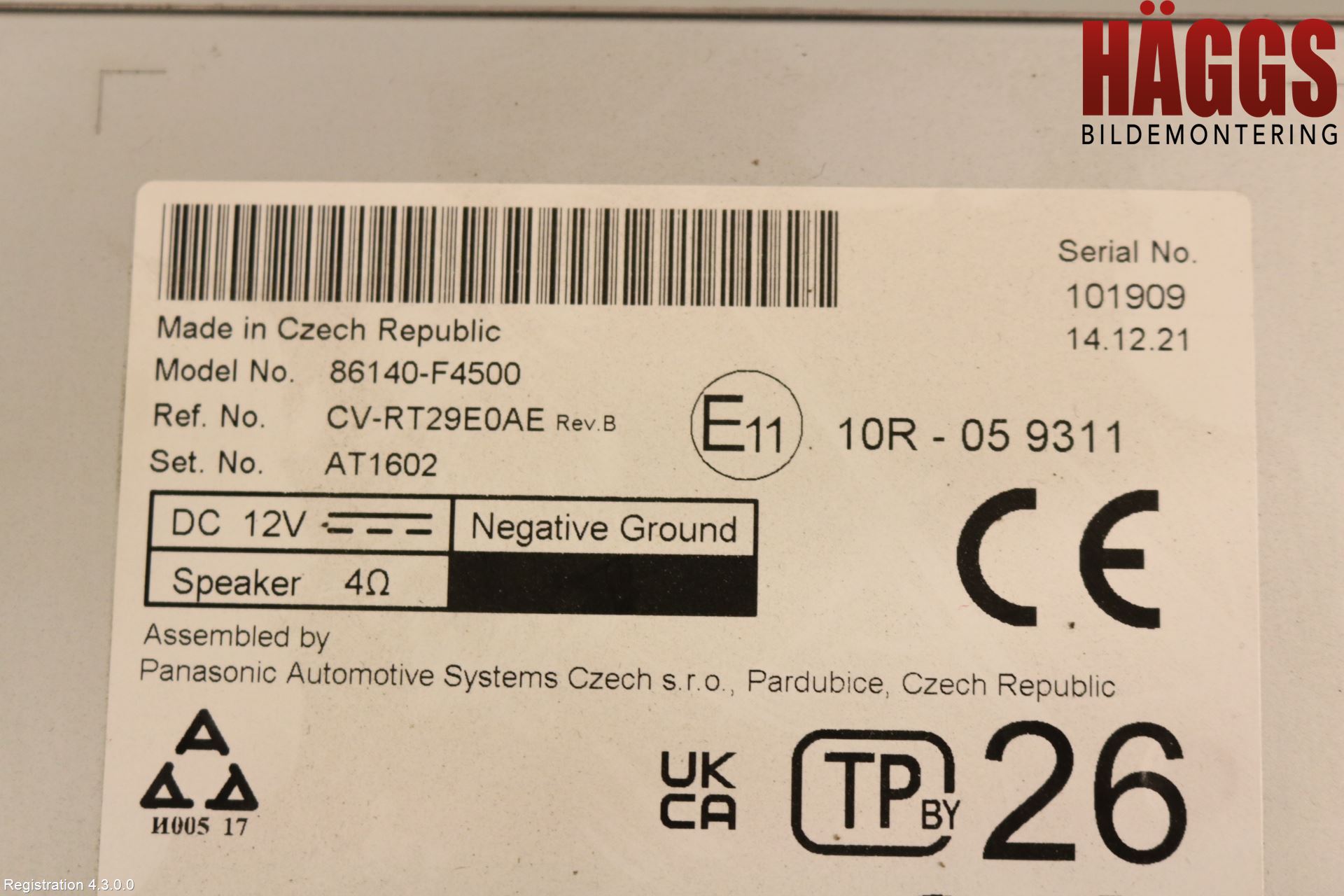 Toyota C-HR 16-23 Cd Radio - Multimediapanel