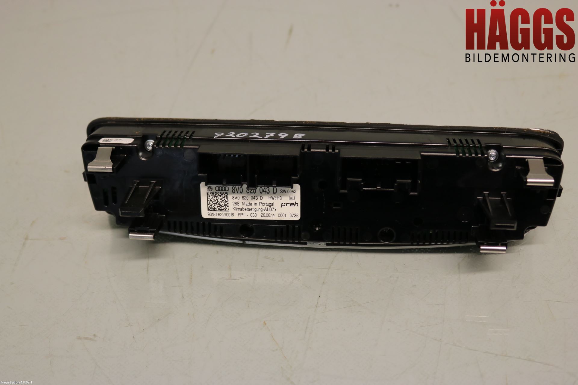 Audi A3/S3 8V 13-20 Ac Styrenhet Ac Manöveren