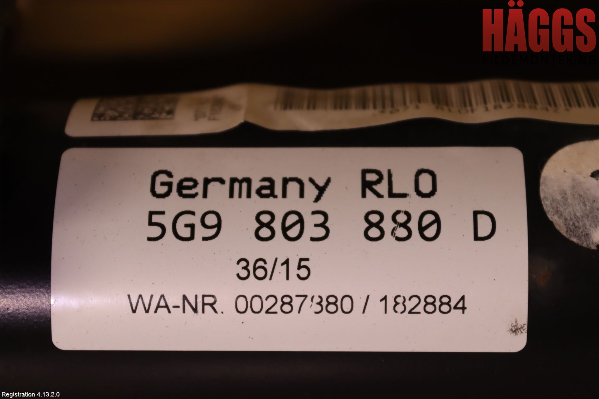 Volkswagen VW GOLF / E-GOLF VII 13-20 Dragkrok