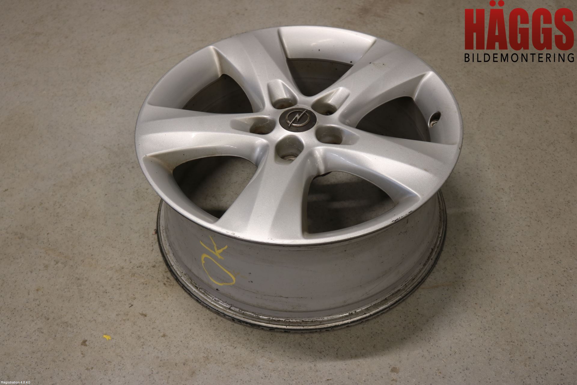 Opel ASTRA J 10-15 Fälg Aluminium