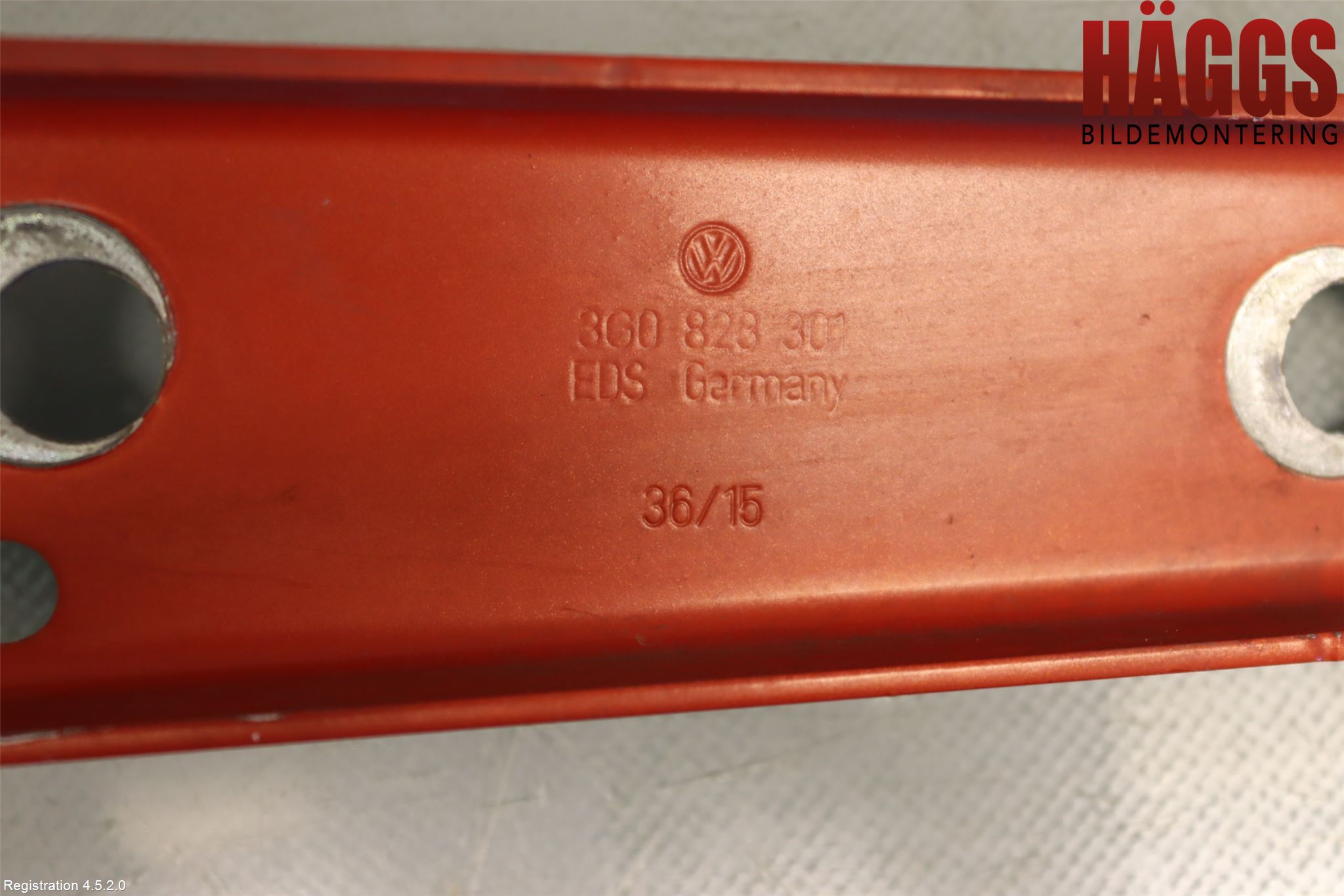 Volkswagen VW PASSAT 15-19 Huvgångjärn