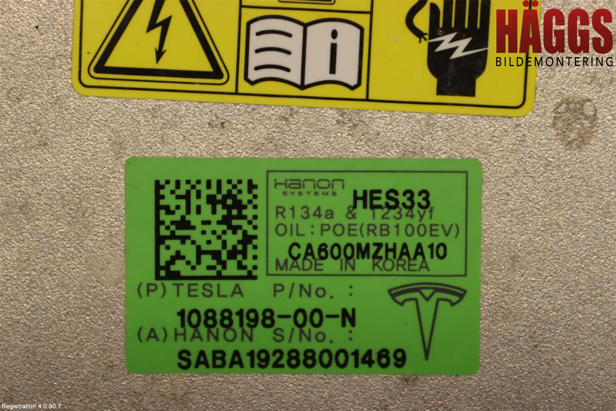 Tesla MODEL 3 17- Ac Kompressor