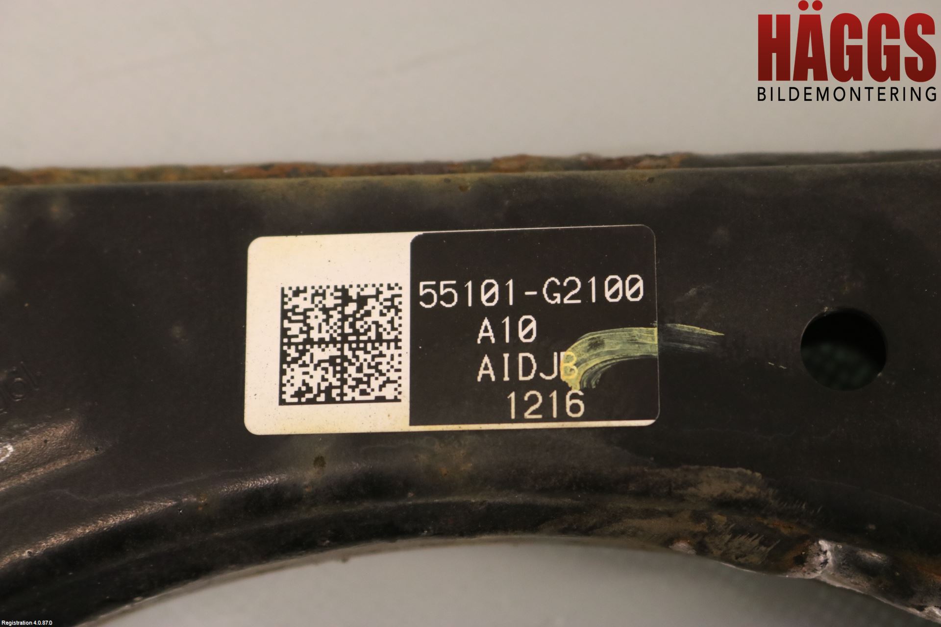 Kia NIRO (DE) 17-22 Bärarm Bak Övre Höger