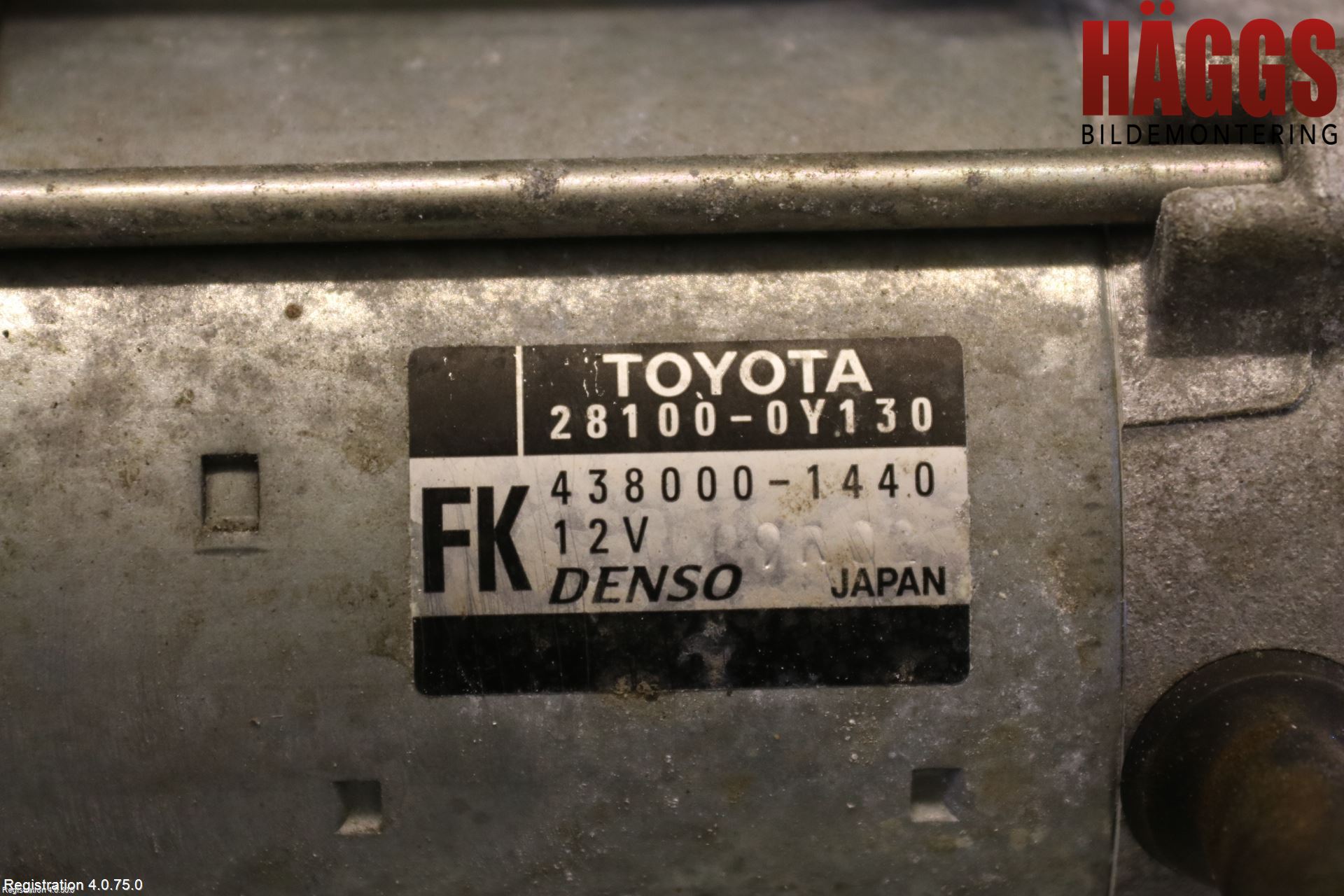 Toyota YARIS XP130 15-20 Startmotor