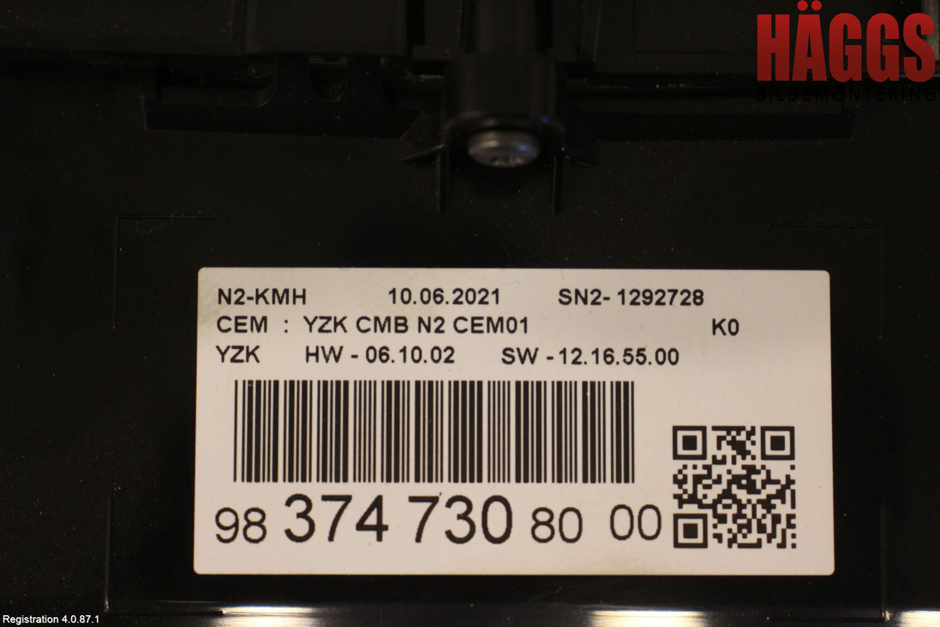 Peugeot EXPERT/E-EXPERT 17- Instrument Komb