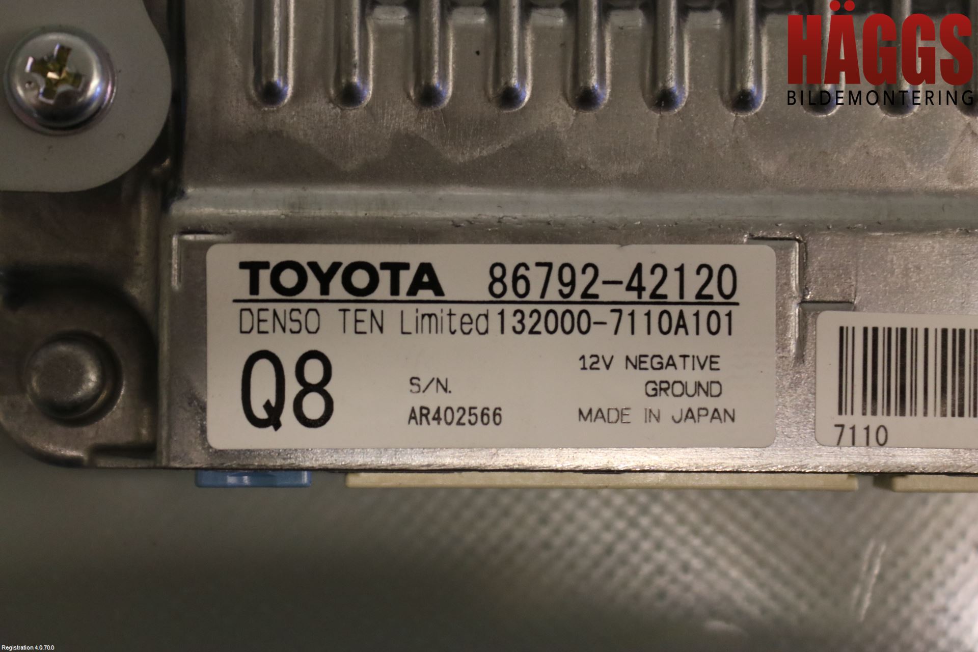 Toyota RAV4 19- Styrenhet Parkeringshjälp