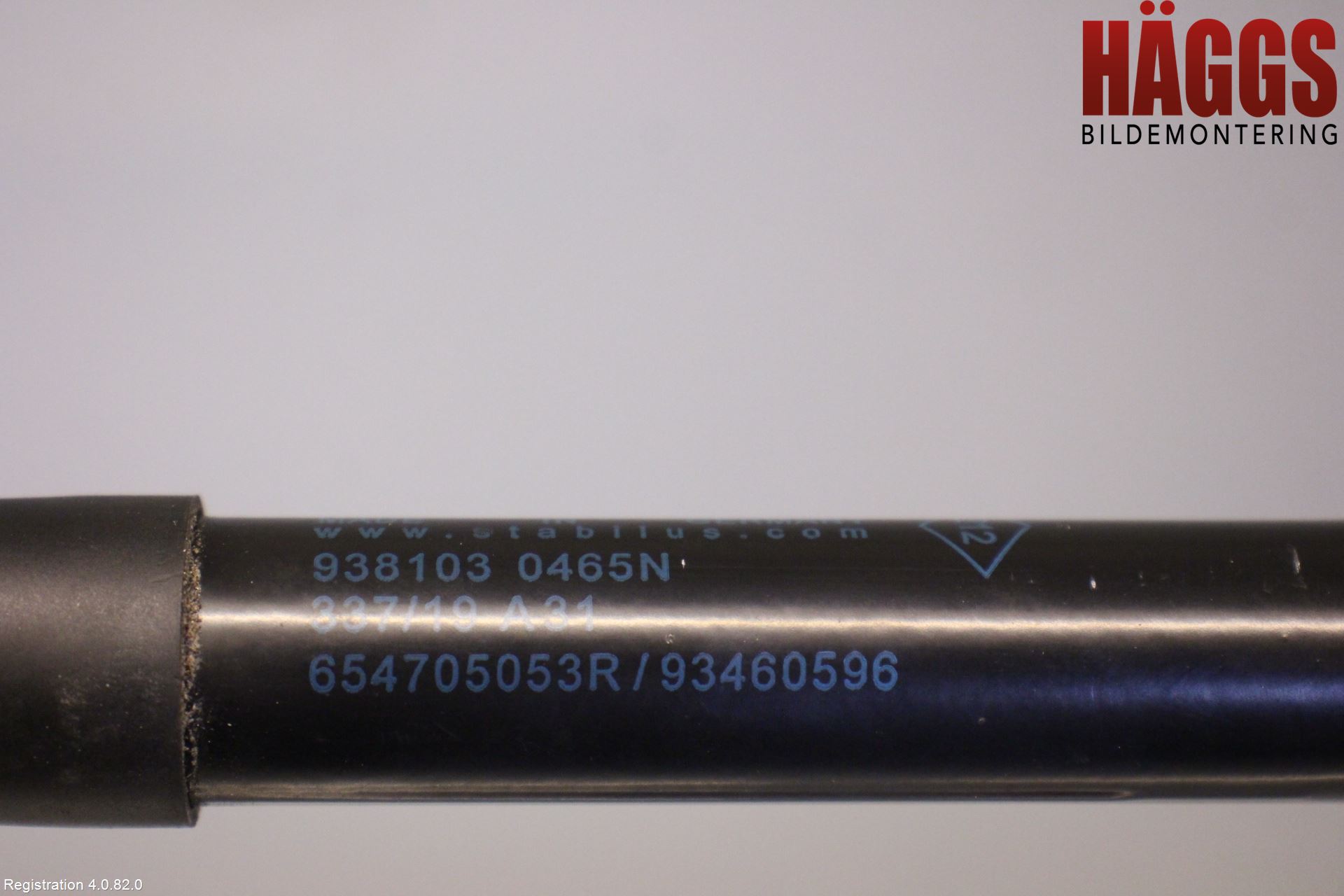 Renault TRAFIC/E-TECH 15- Gasfjäder Motorhuv